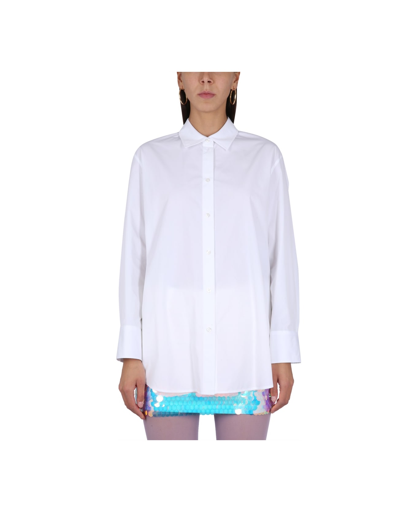 Nina Ricci Shirt With Logo - WHITE