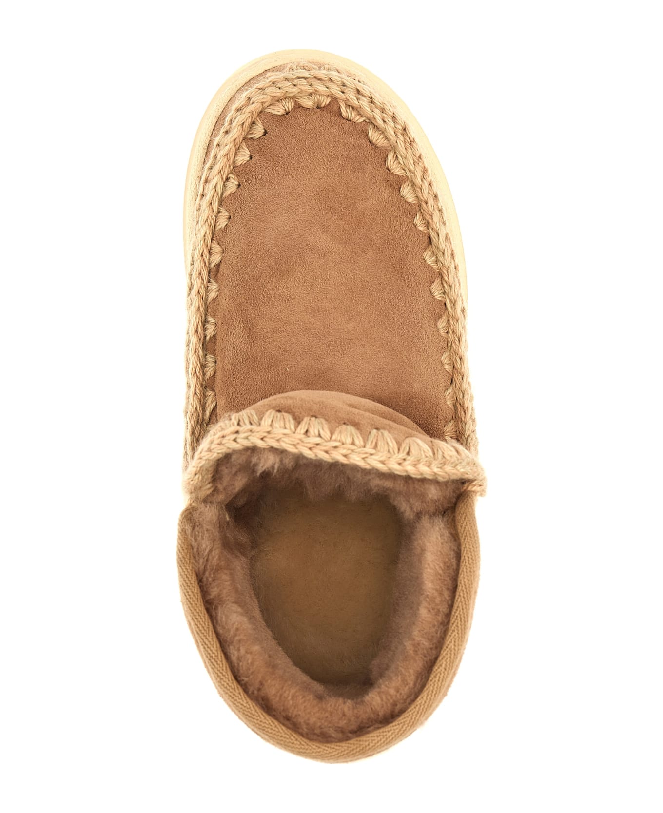 Mou Eskimo Sneaker Bold In Camel Beige Leather - Beige スニーカー