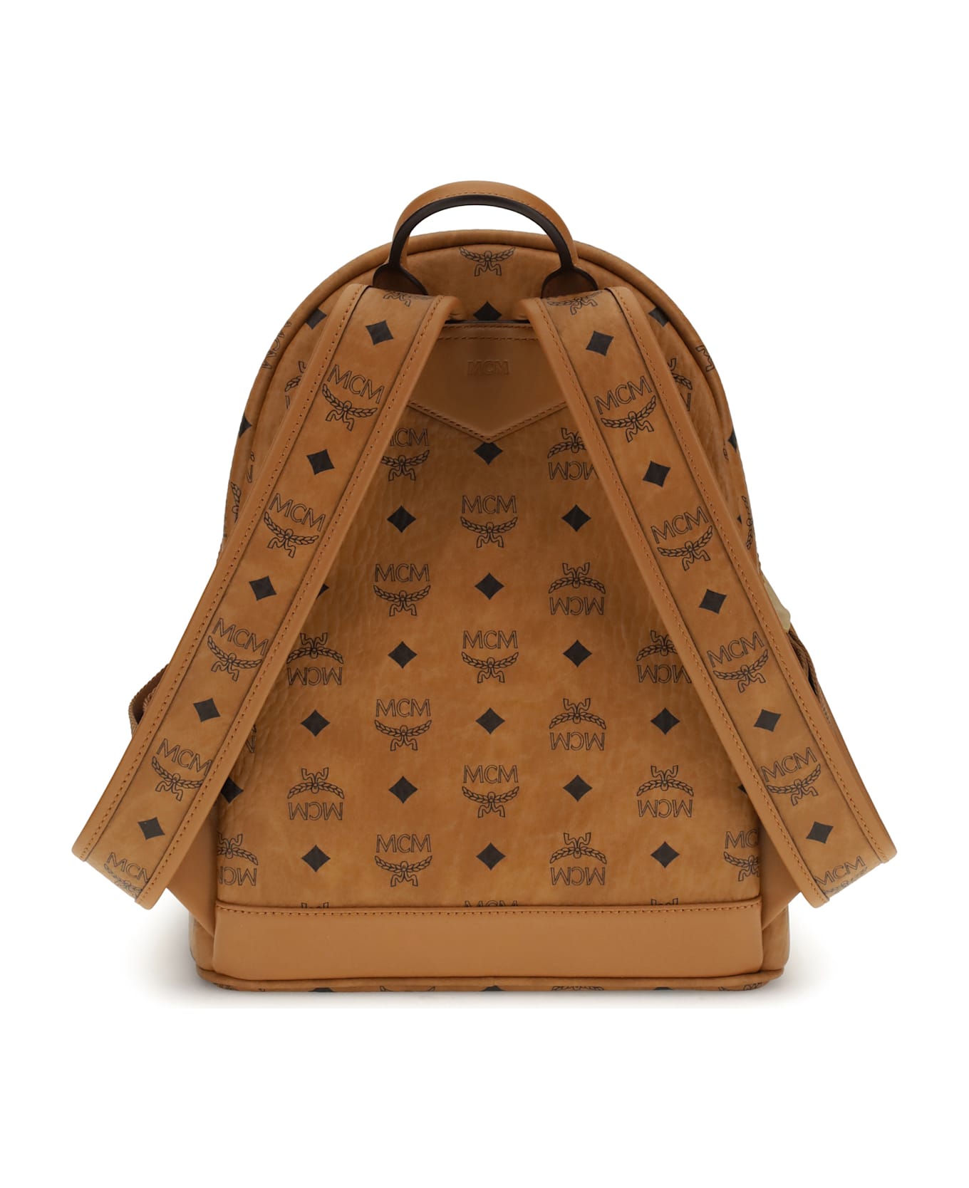 MCM Printed Canvas Small Stark Backpack