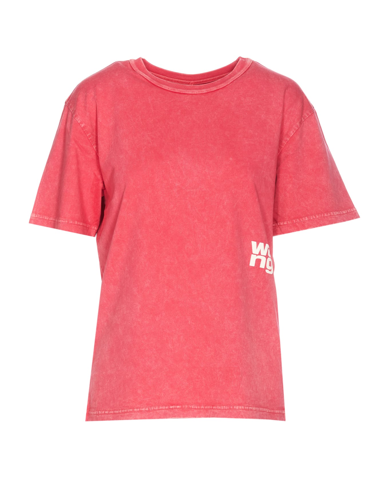 Alexander Wang Logo Print T-shirt - Pink