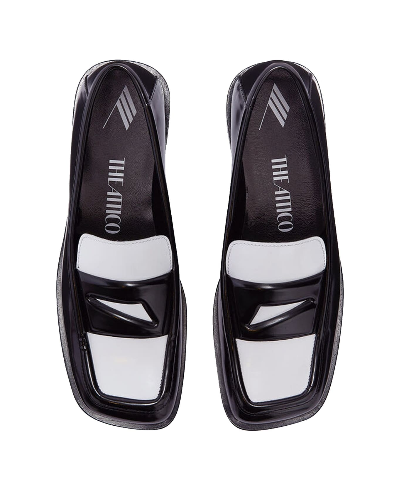 The Attico Amanda Loafers - Black