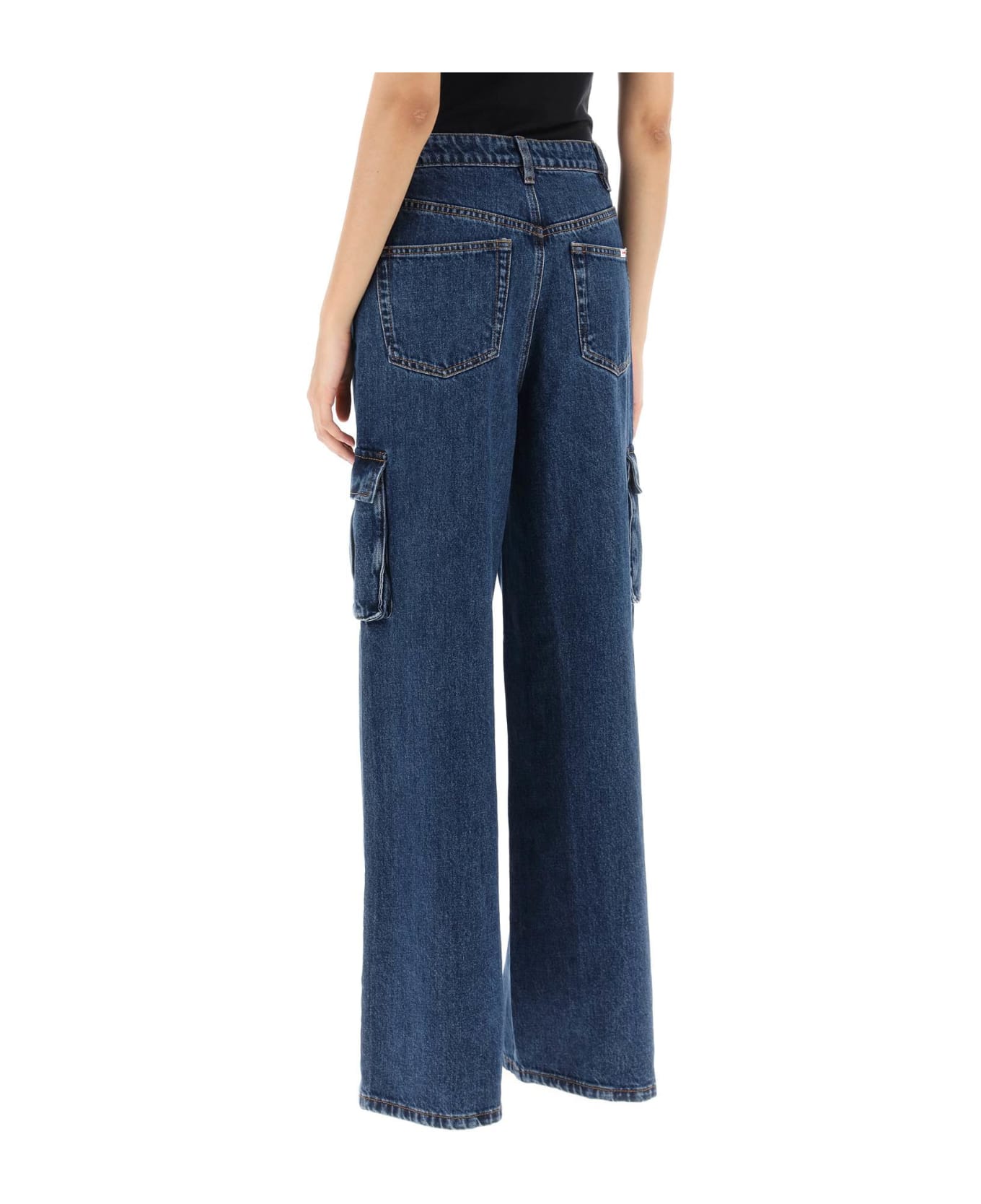 self-portrait Jeans In Blue Cotton - Blue