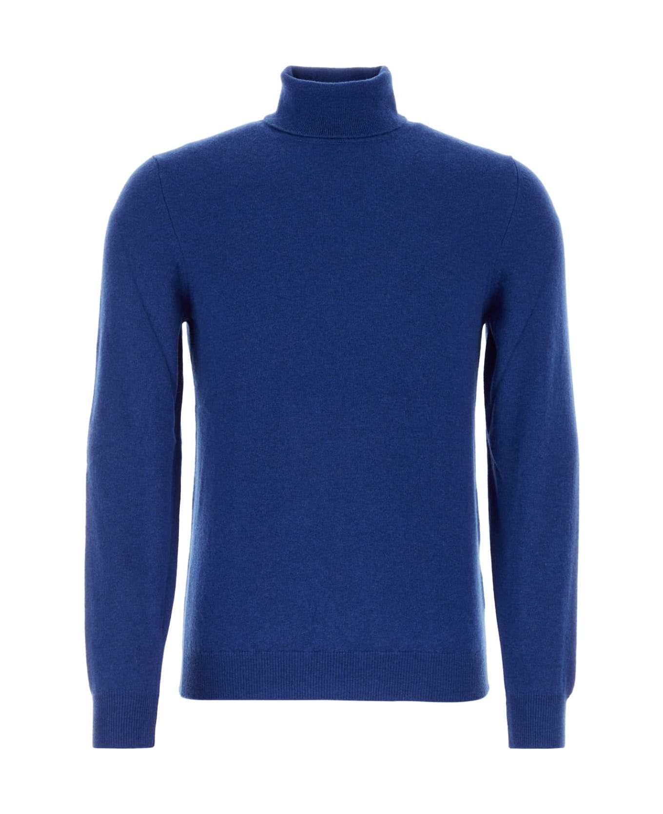 Fedeli Blue Cashmere Sweater - BLUAPERTO ニットウェア