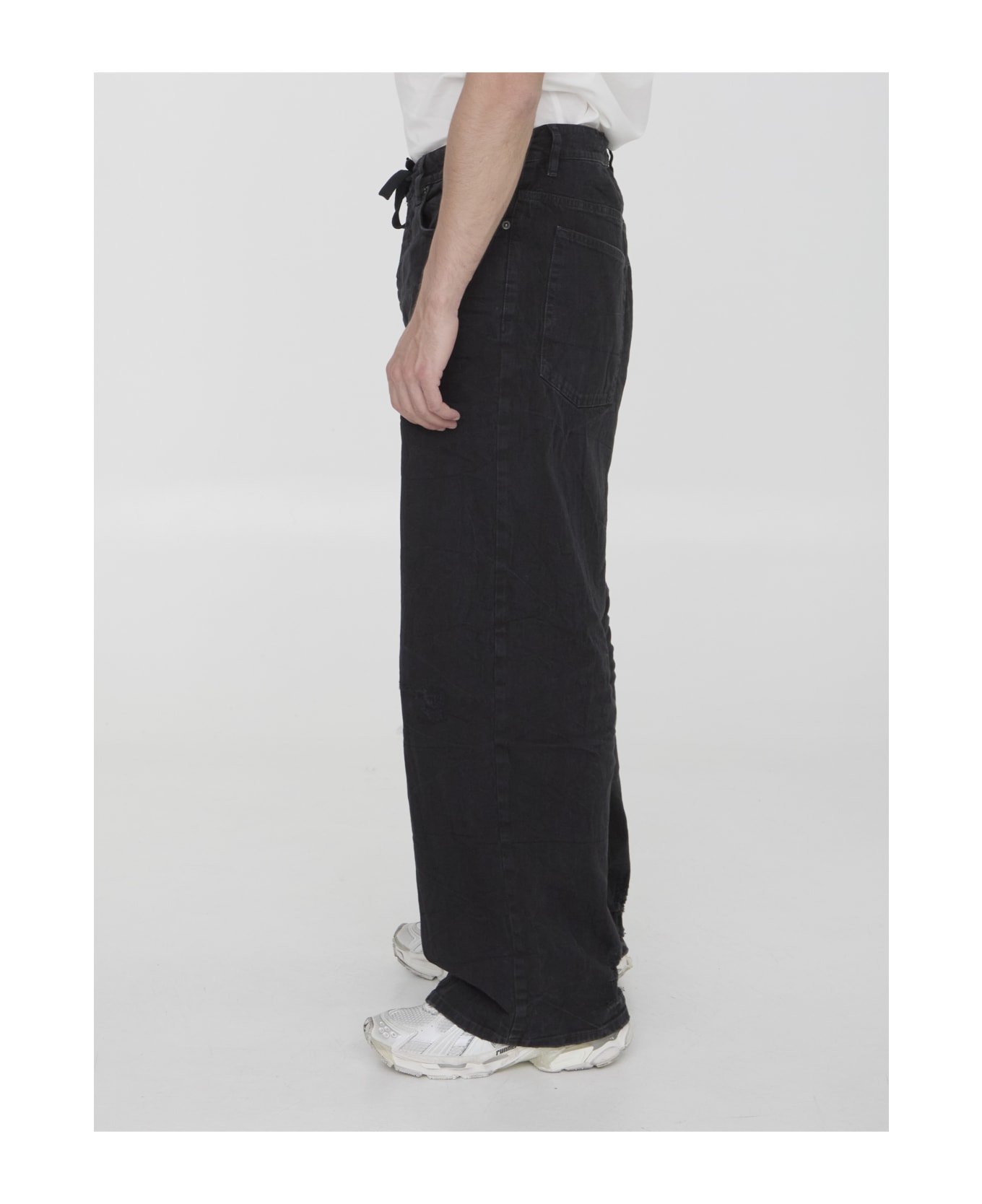 Balenciaga Baggy Trousers - BLACK