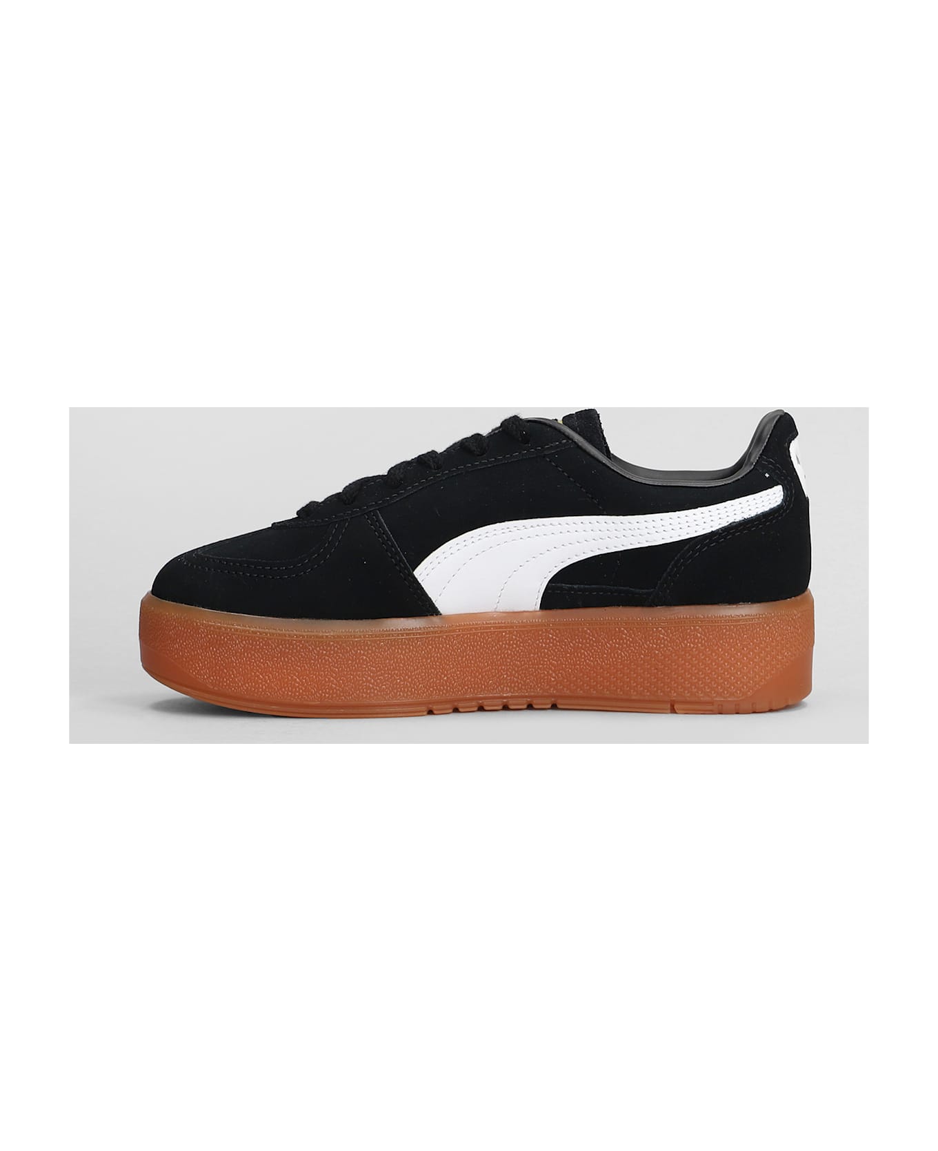 Puma Palermo Elevata Wns Sneakers In Black Suede - black