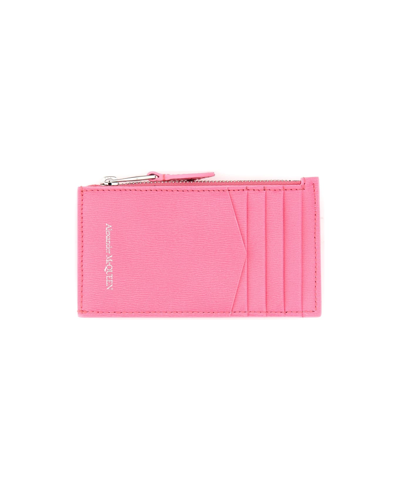 Alexander McQueen Wallet With Skull - PINK