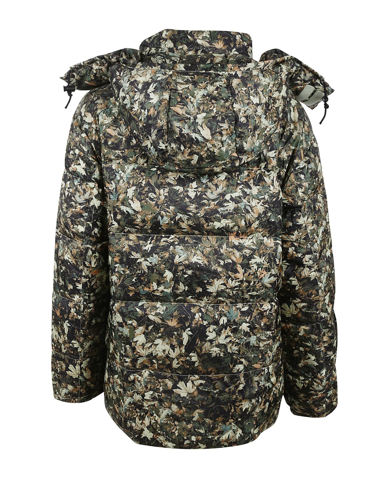 The North Face All-over Floral Print Puffer Jacket - Misty Sage