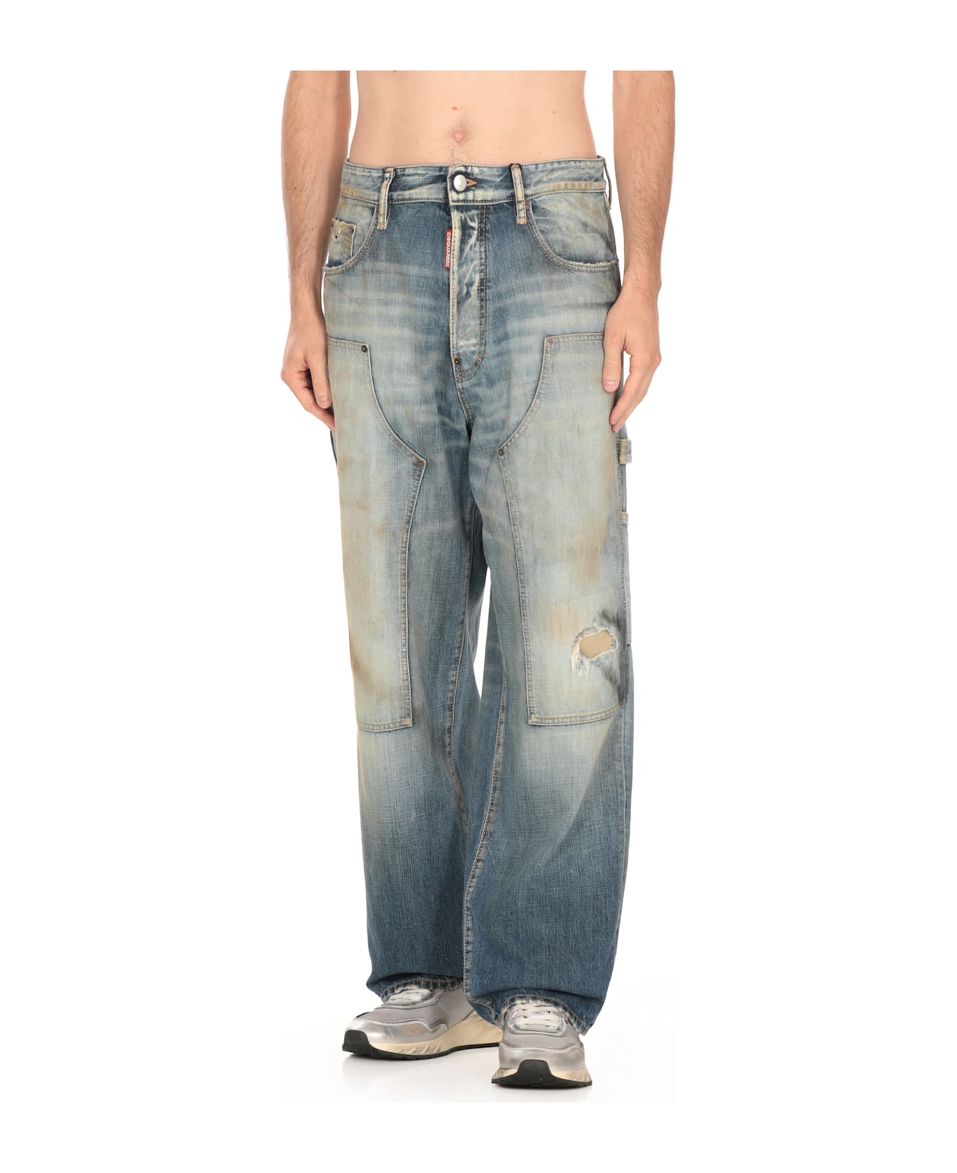 Dsquared2 Loose Carpenter Jeans - Blue