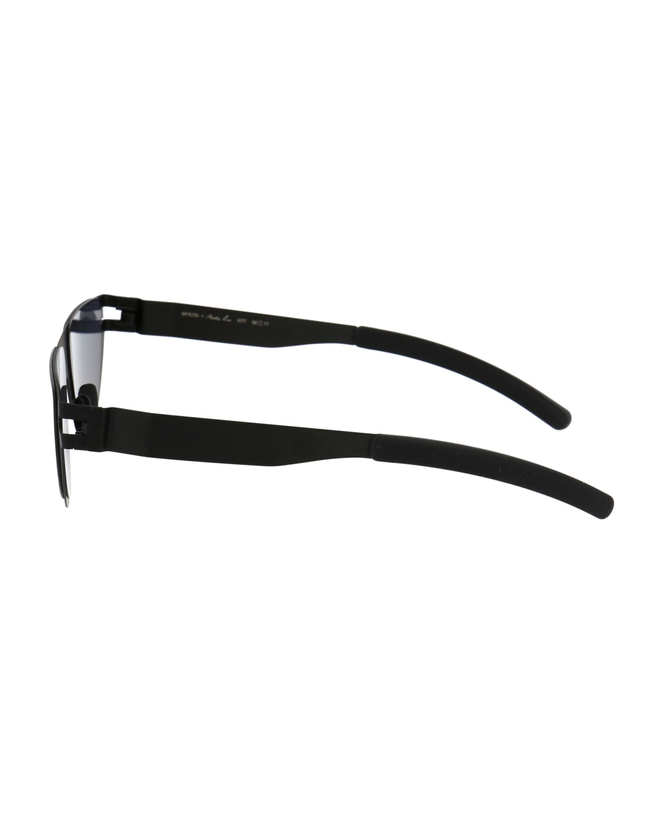 Mykita Kitt Sunglasses - 002 BLACK DARKGREY SOLID サングラス