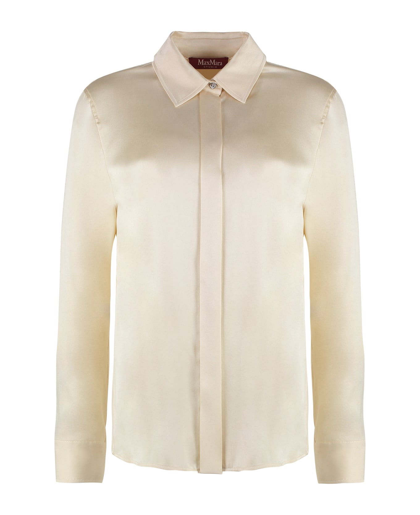 Max Mara Studio Baden Silk Shirt - panna