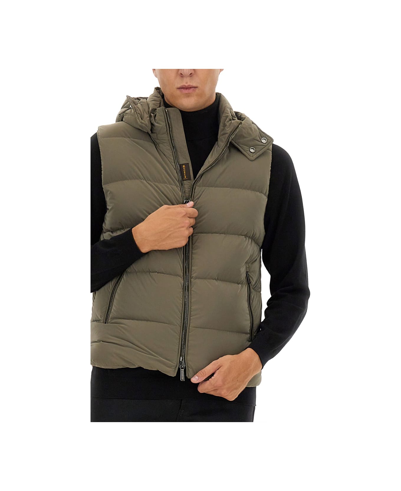 Moorer "fire" Padded Vest - GREEN