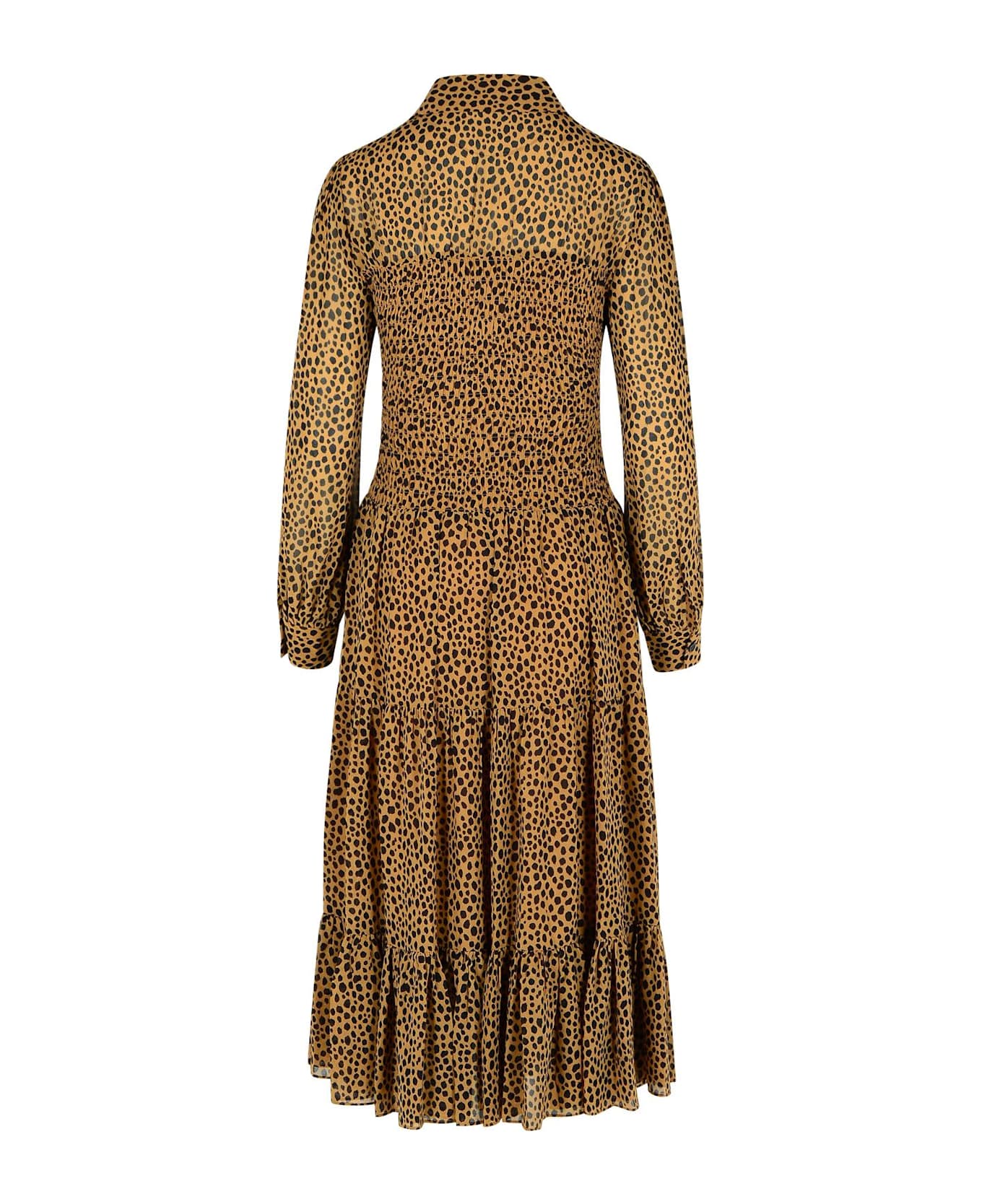 MICHAEL Michael Kors 
leopardato
 Brown Polyester Dress - Brown