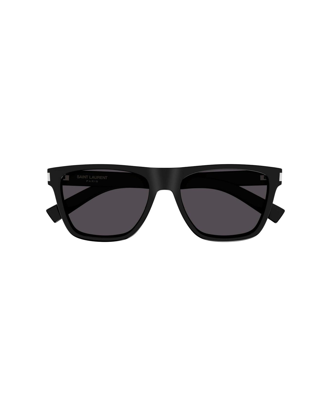 Saint Laurent Eyewear Square Frame Sunglasses Sunglasses - 001 BLACK CRYSTAL BLACK サングラス