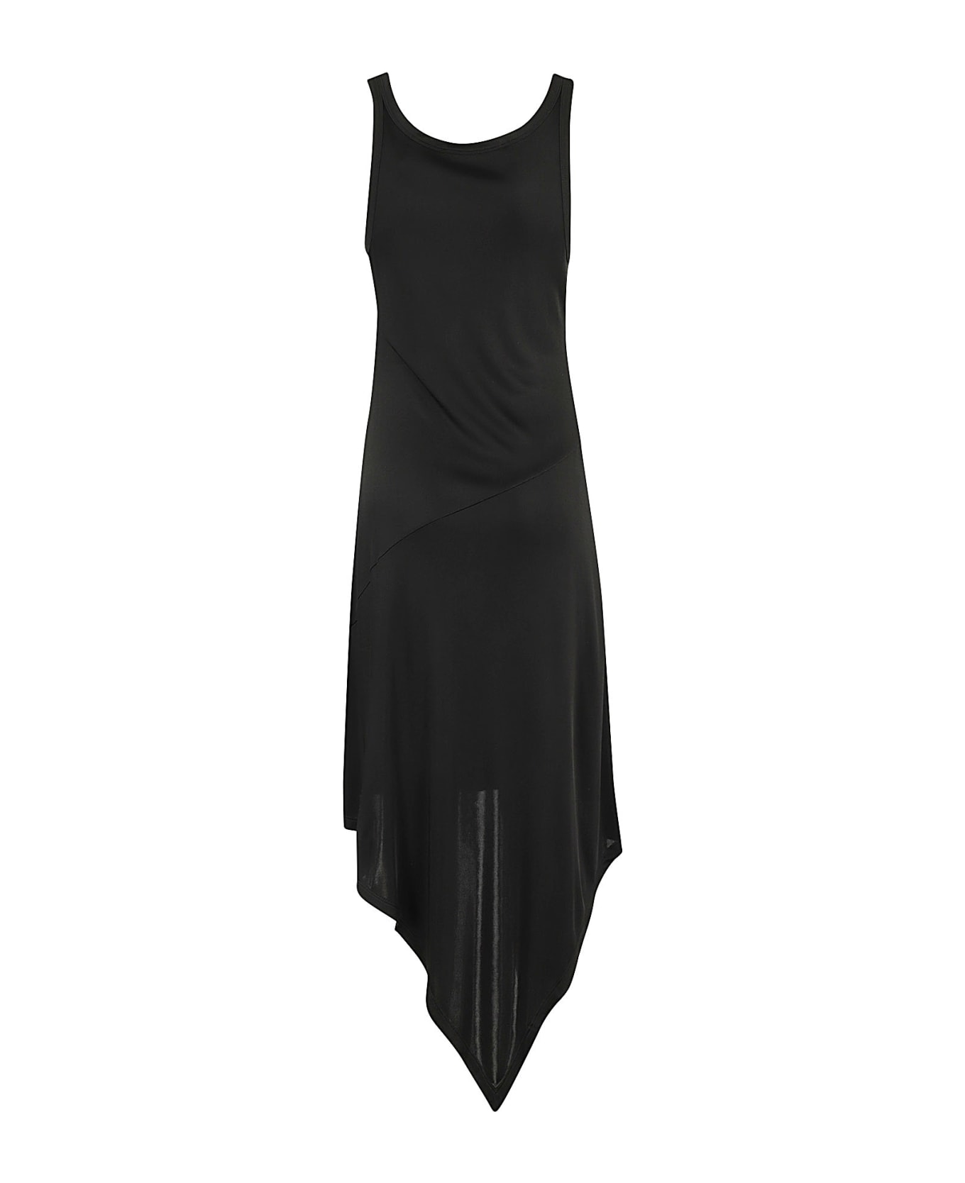 Helmut Lang Crush Bias Dress - Black