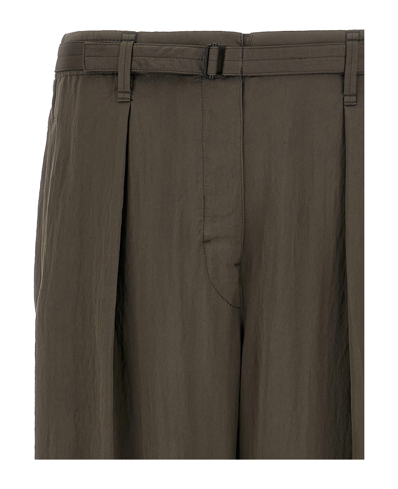 Lemaire Belted Pants - Brown