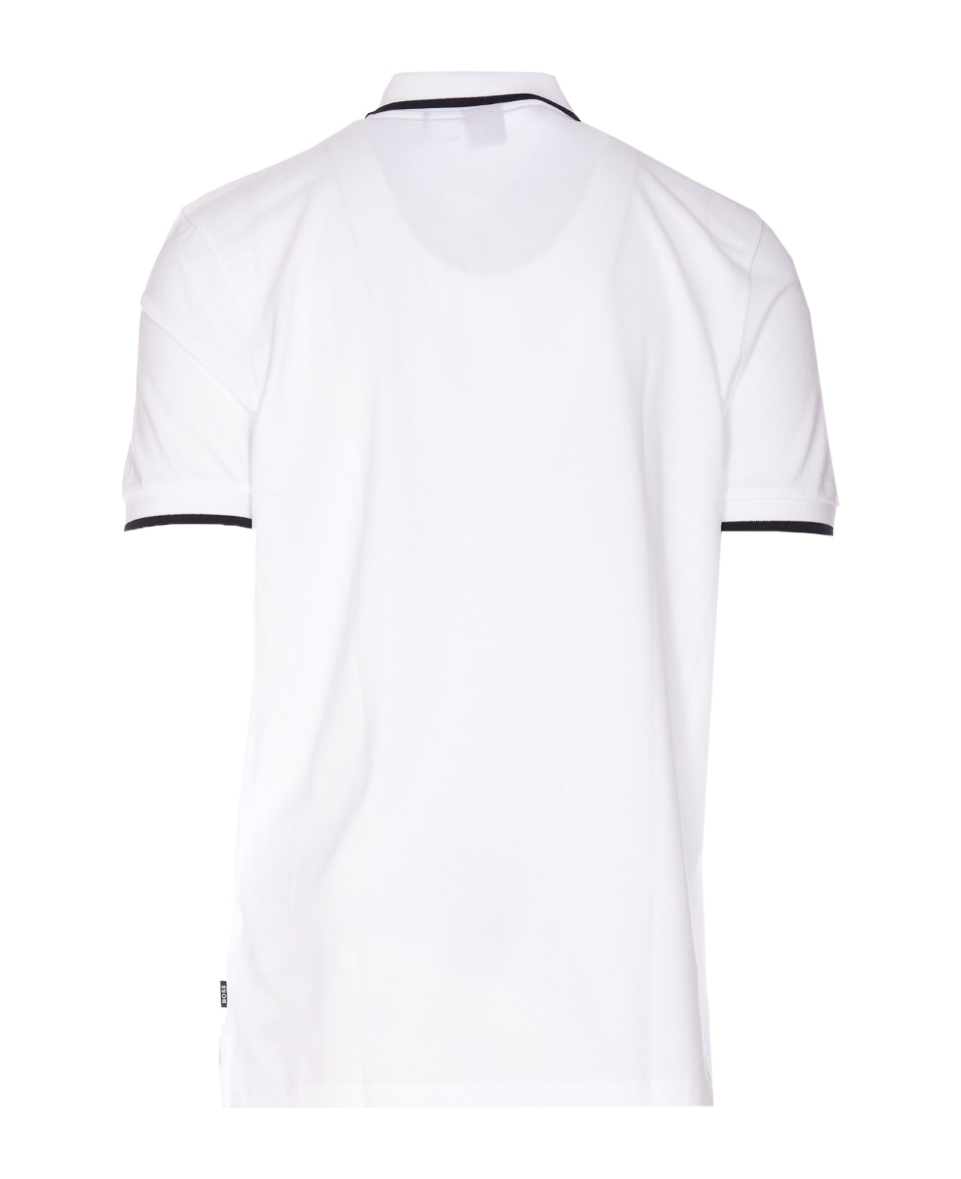 Hugo Boss Logo Polo - White ポロシャツ