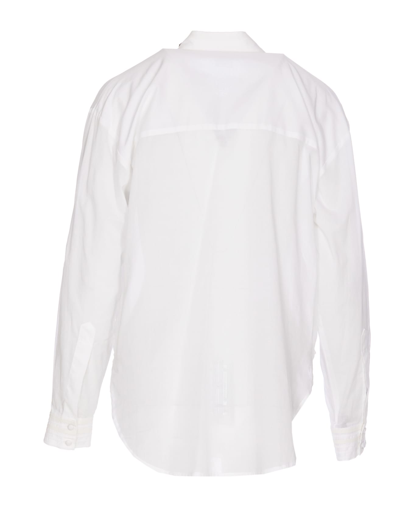 Pinko Jeweled Collar Shirt - White シャツ