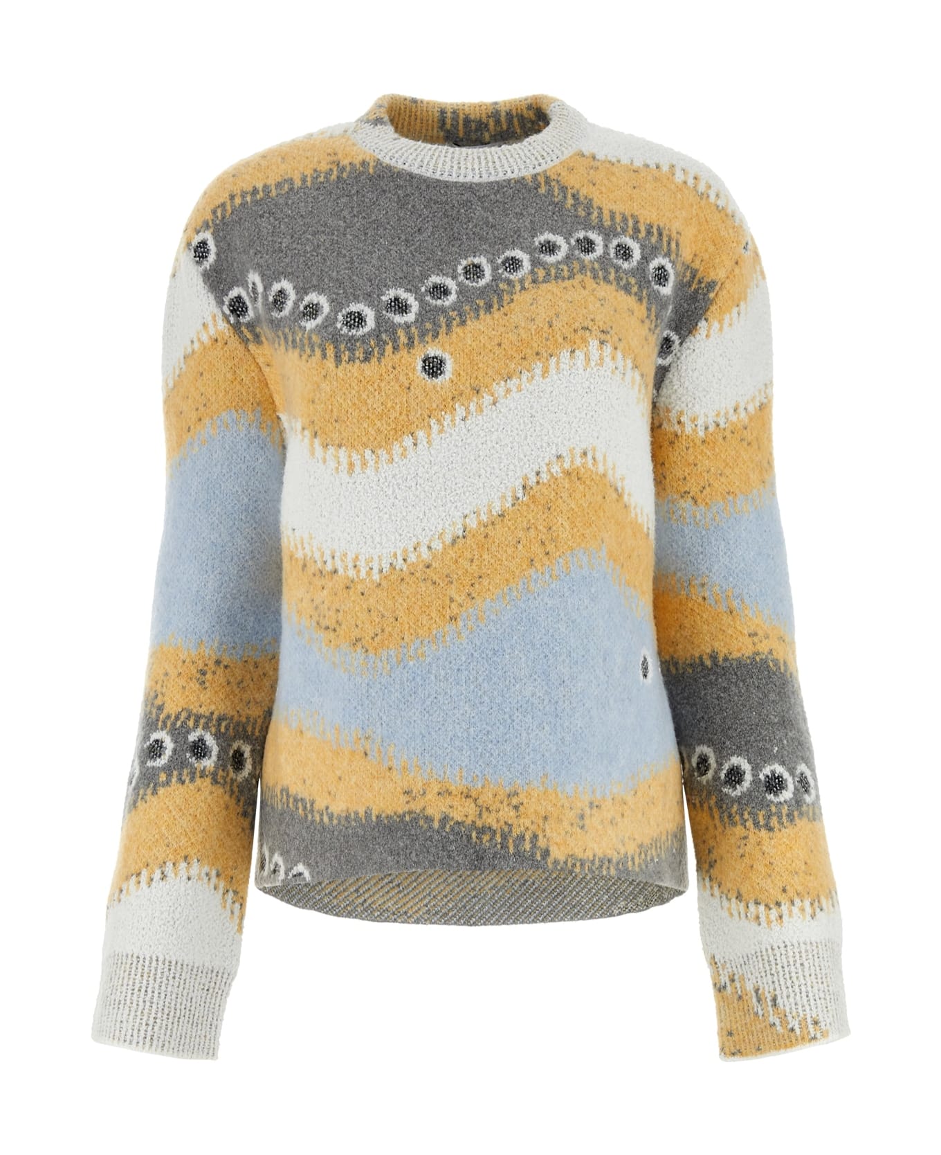 Loewe Multicolor Stretch Wool Blend Sweater - MULTICOLOR