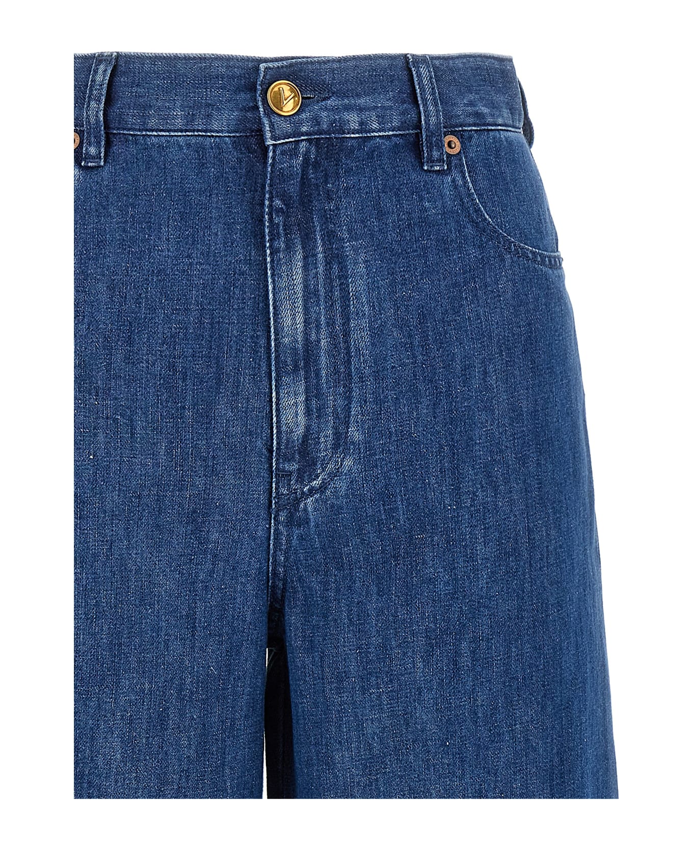 Valentino Garavani Wide Leg Jeans - Blue