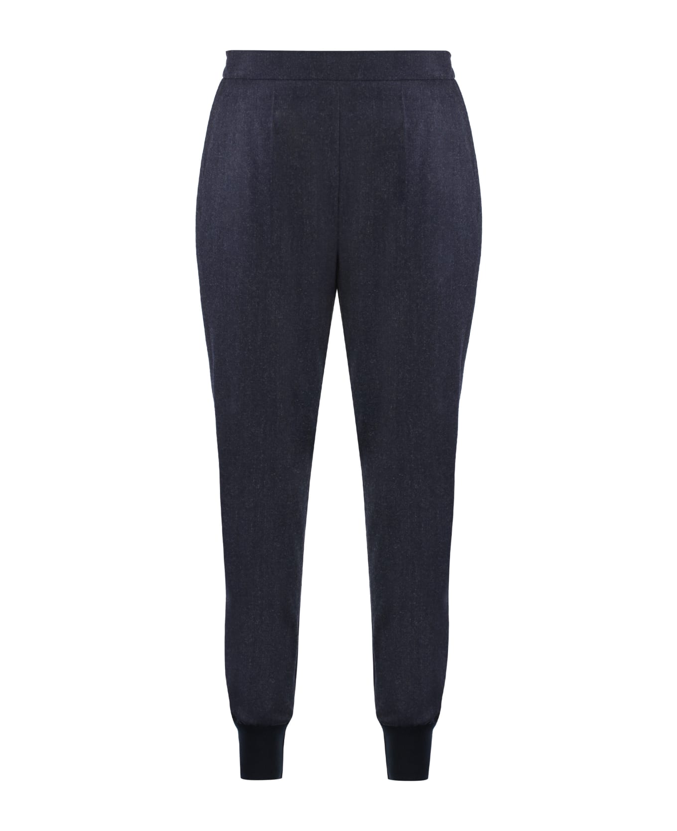 パンツ STELLA MCCARTNEY Wool joggers Blue 3414163CU703 Stella McCartney - Wool track pants blue - The Corner