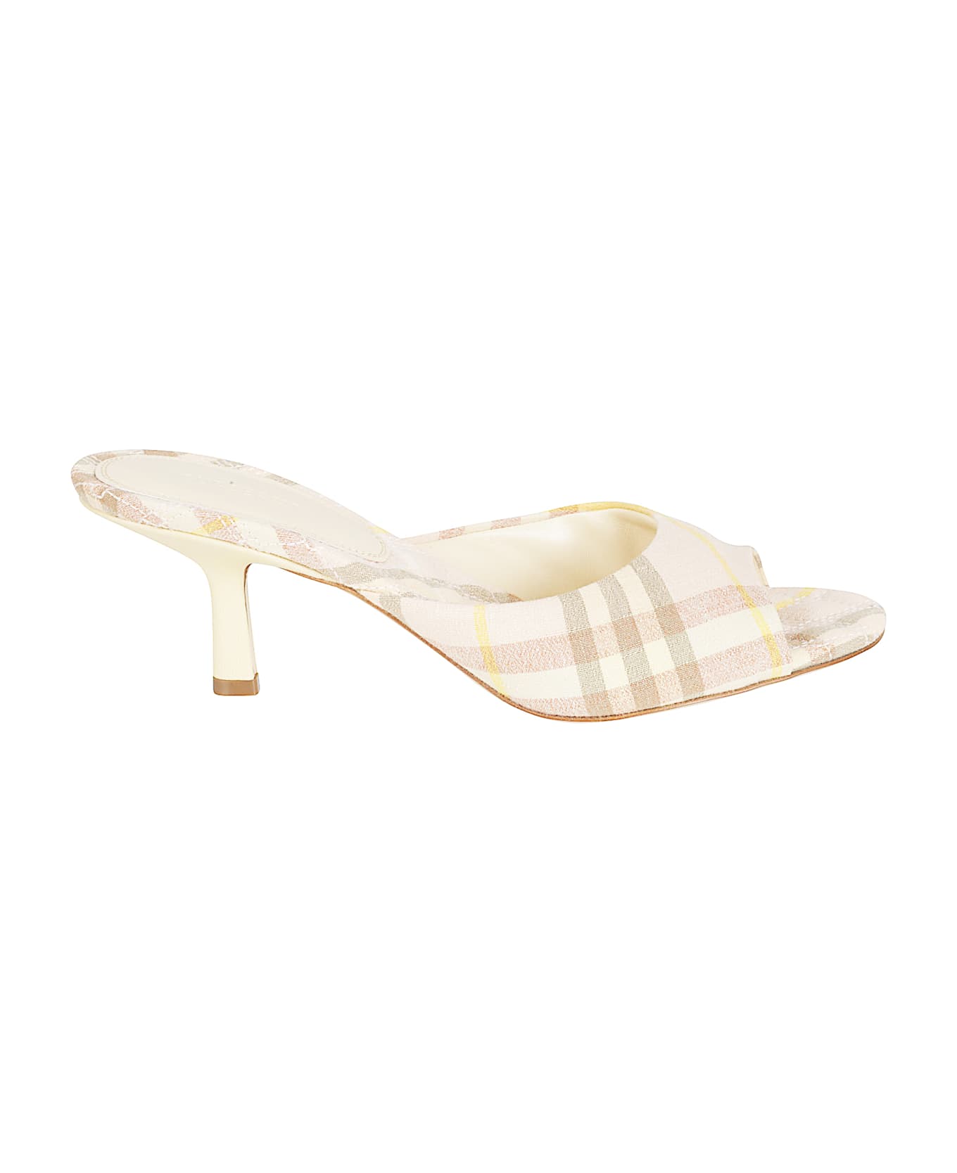 Burberry Mule 65 Pumps - TEACUP IP CHECK