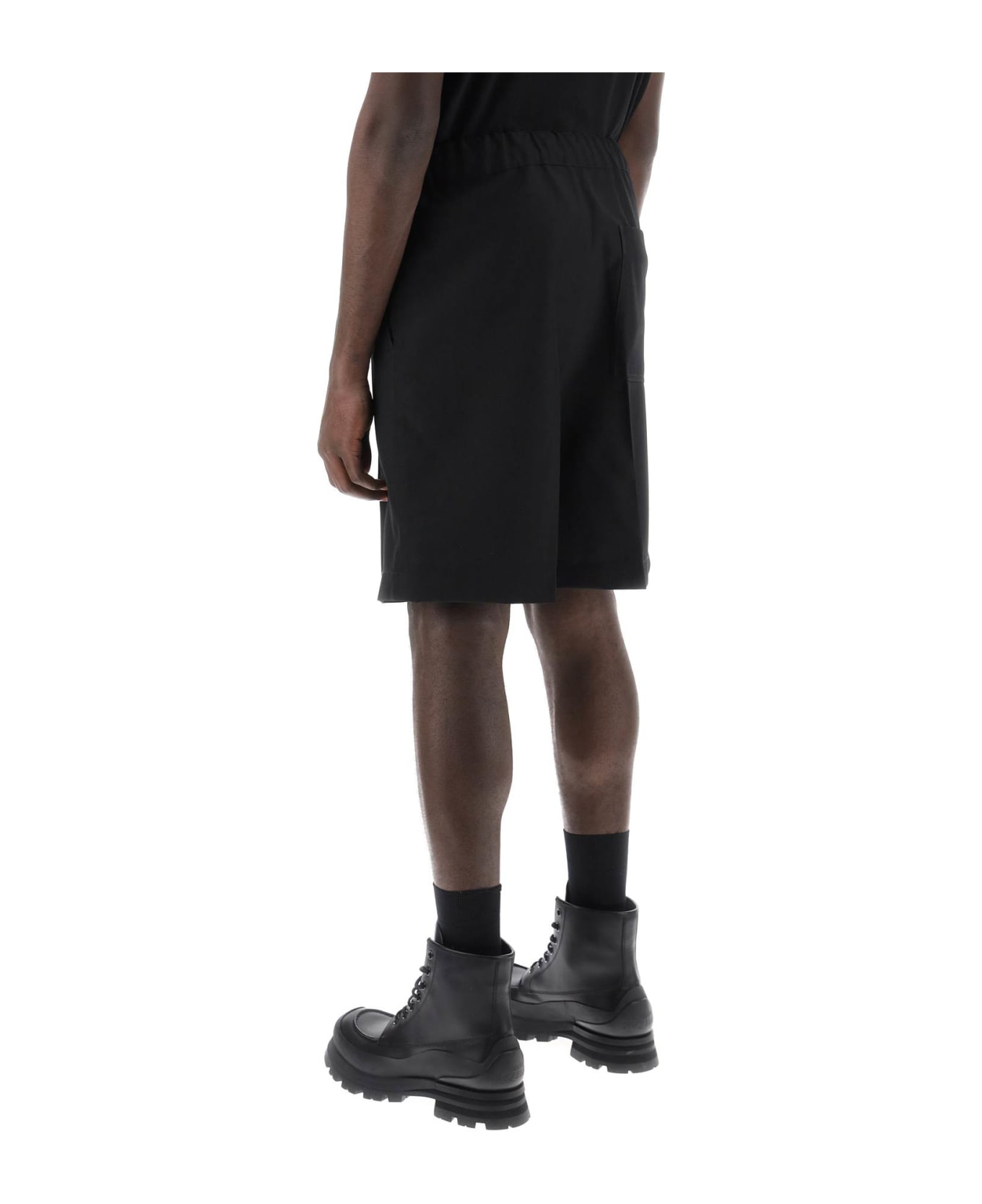 OAMC Shorts With Elasticated Waistband - BLACK (Black)