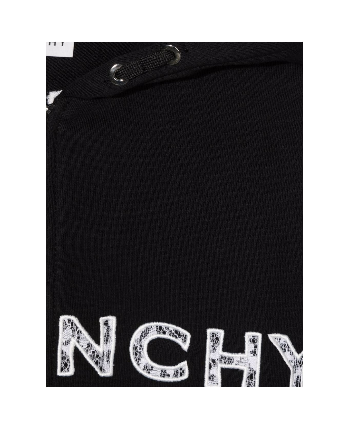 Givenchy Kids Boy's Black Cotton Hoodie With Logo - Black