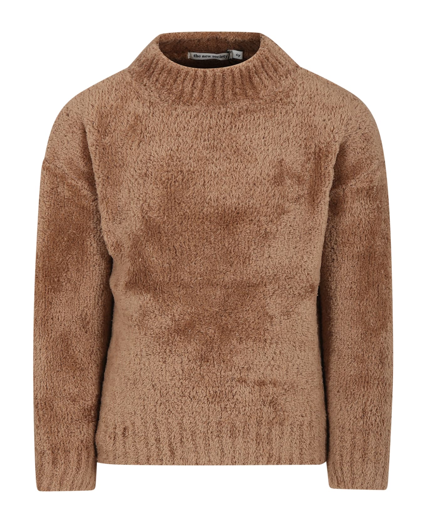 The New Society Brown Sweatshirt For Kids - Brown