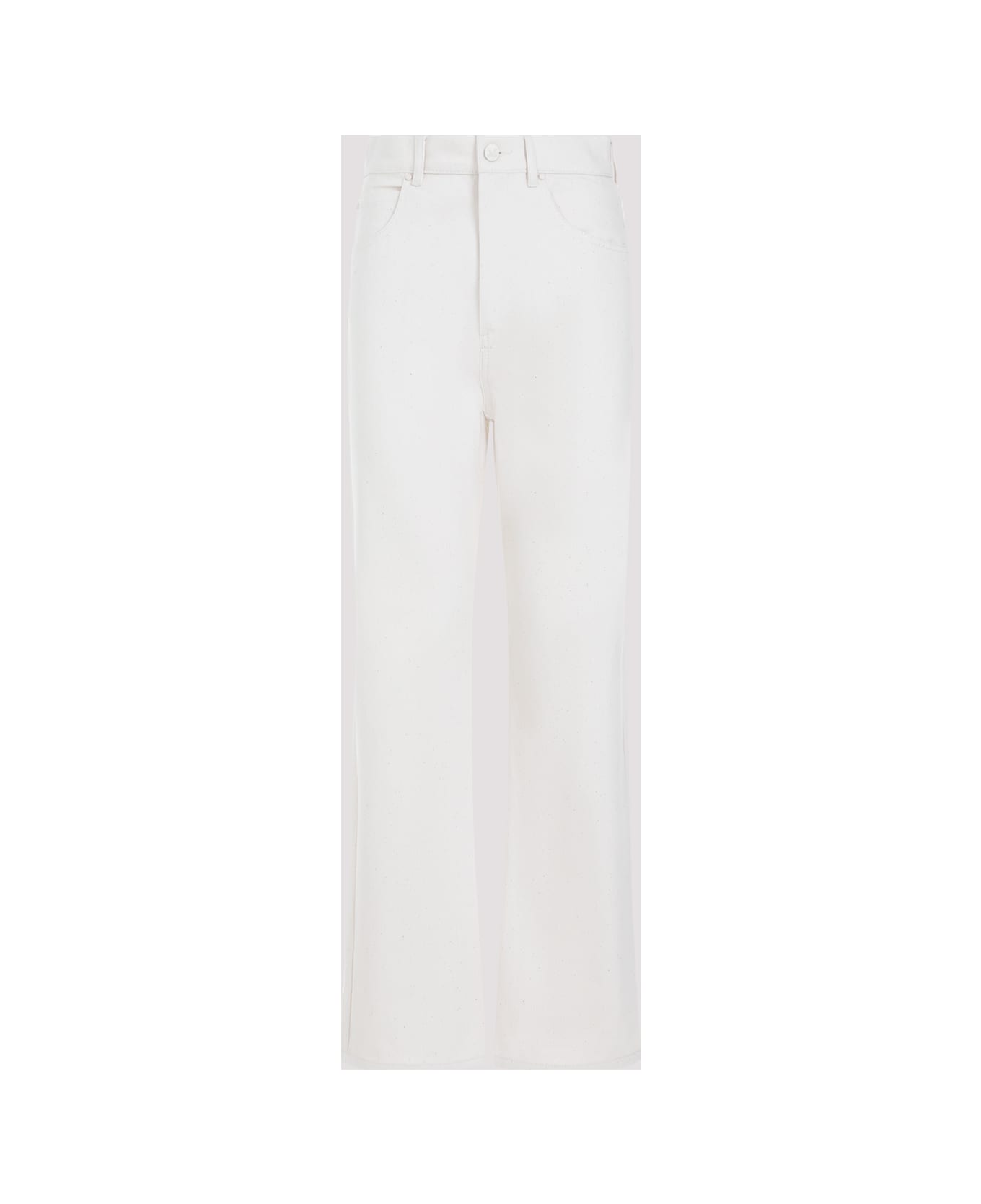 Max Mara Achille Cotton Pants - Bianco Tela