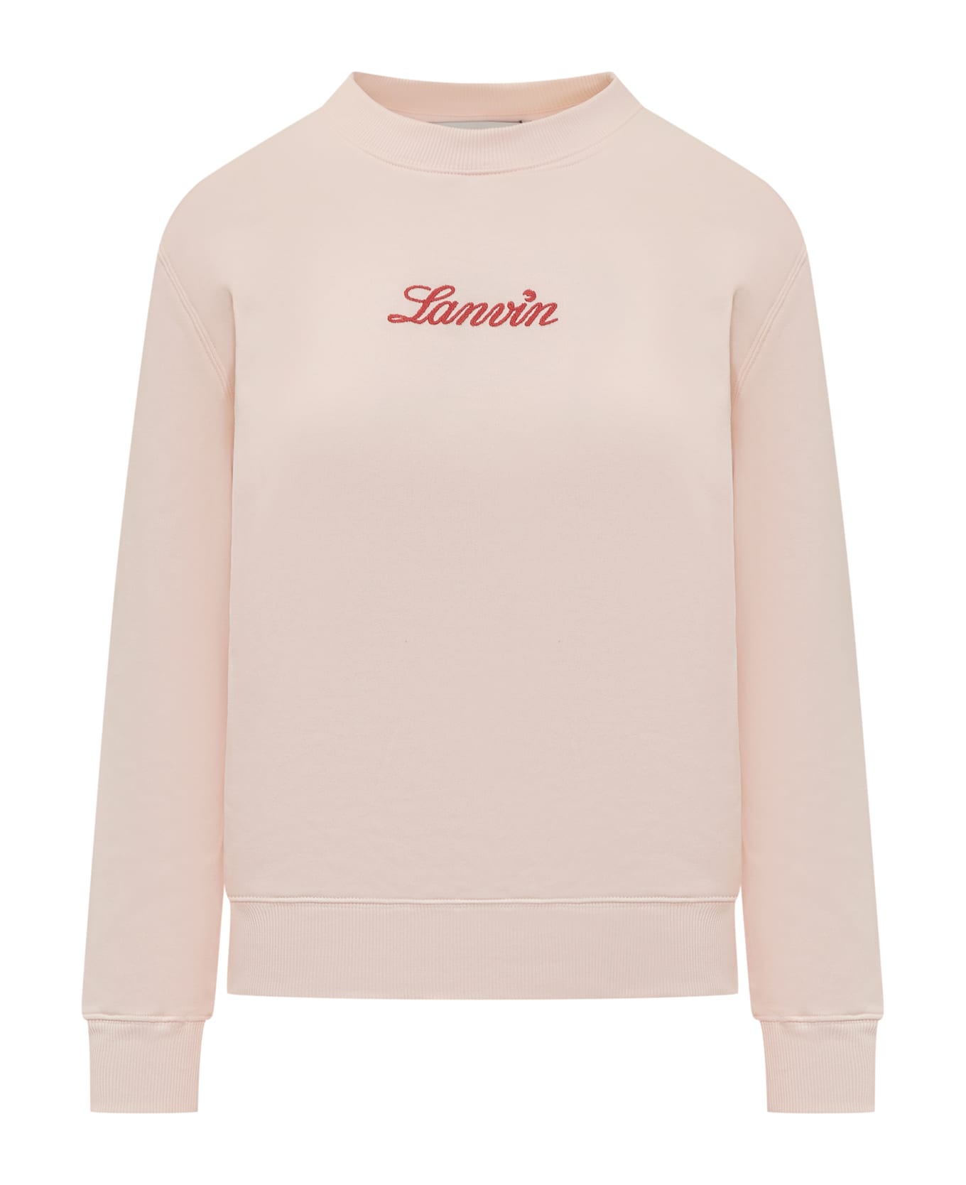 Lanvin Logo Sweatshirt - POWDER PINK
