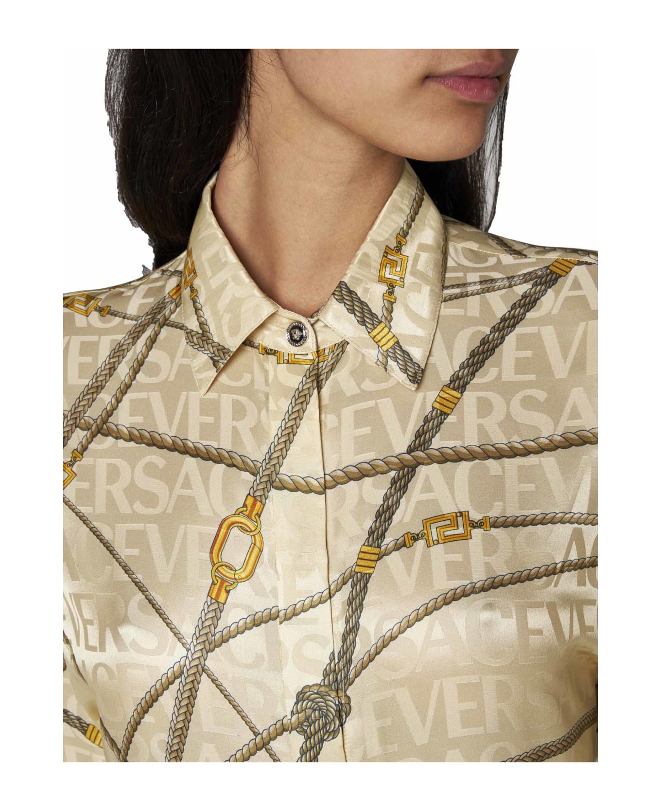 Versace Shirt - Sand gold