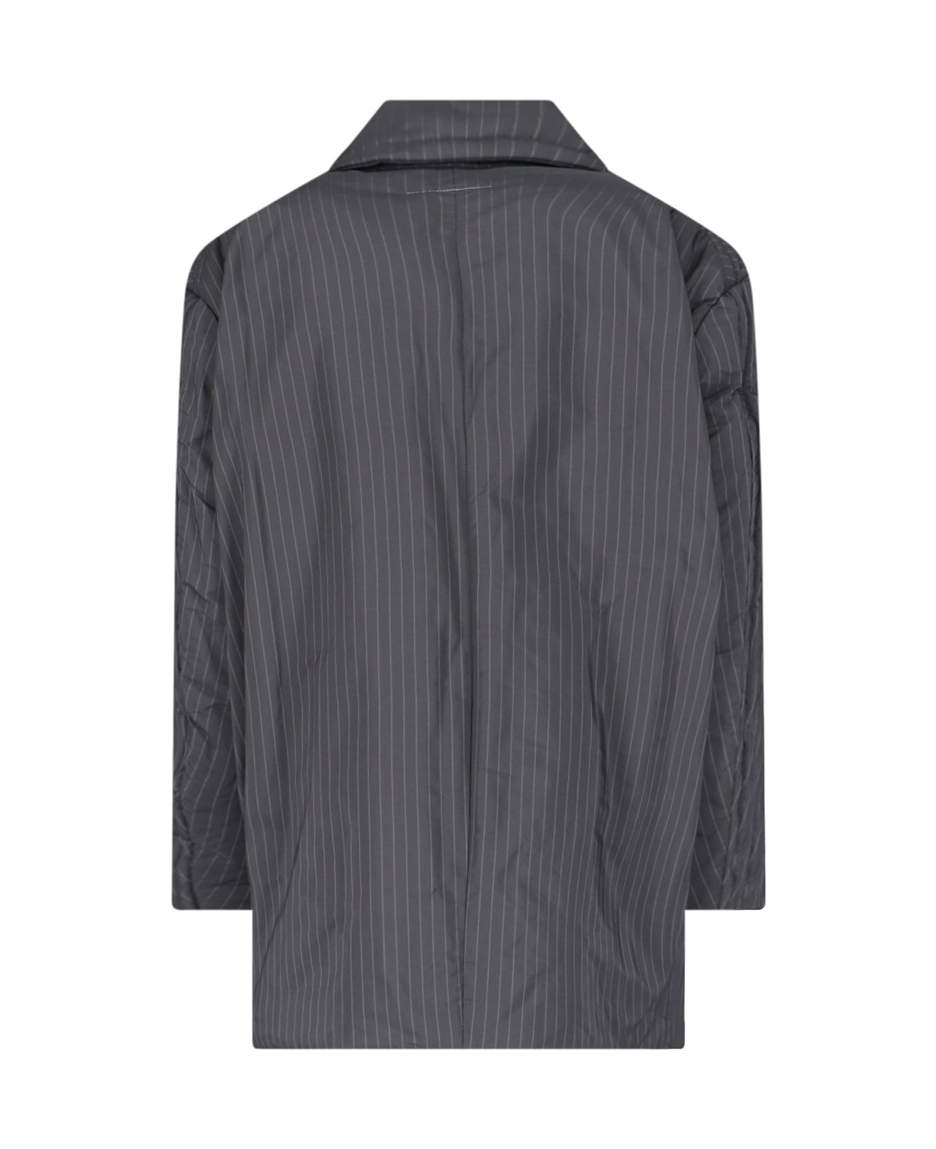 MM6 Maison Margiela Padded Blazer Jacket - Black