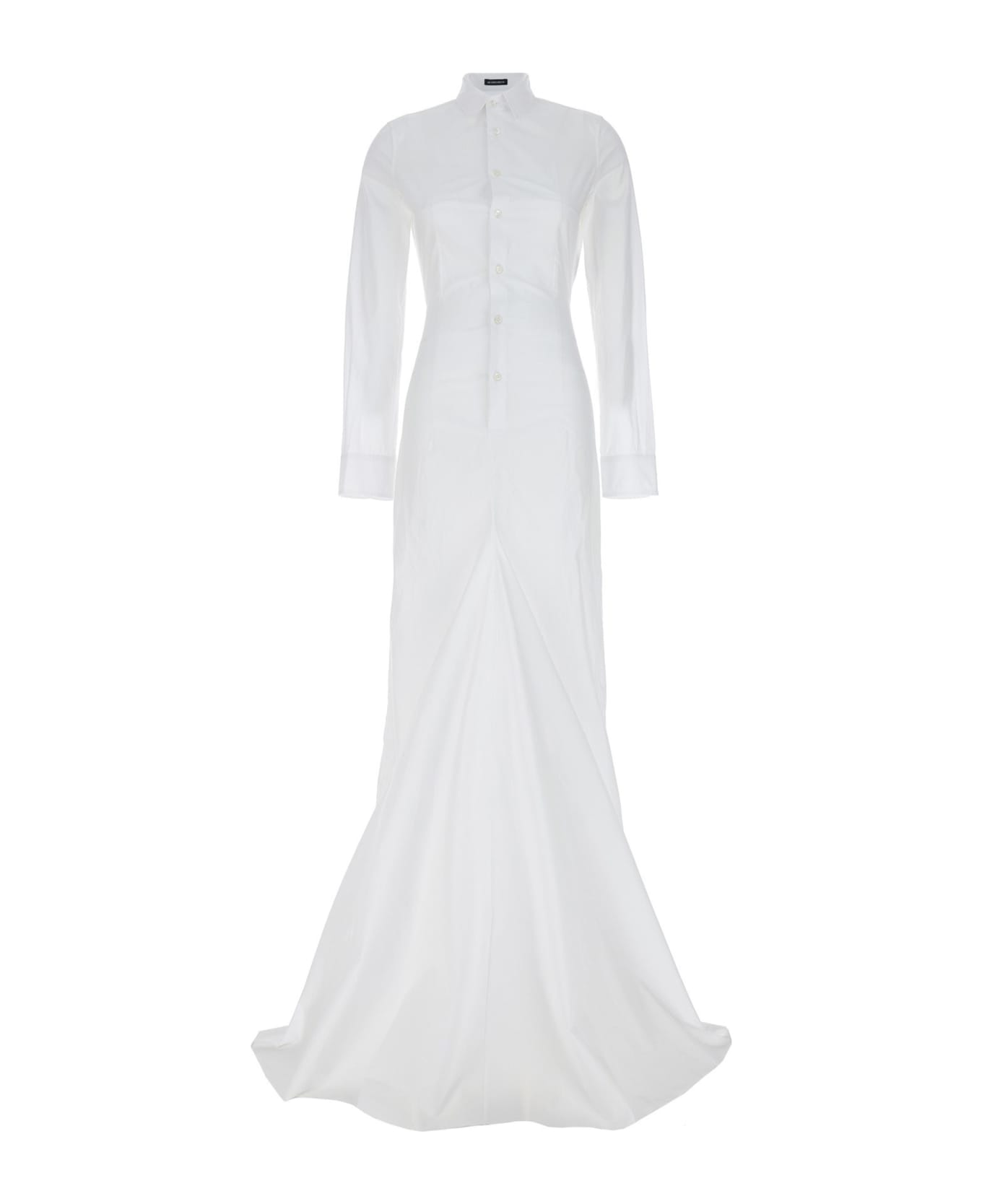 Ann Demeulemeester 'che Factory' Dress - White