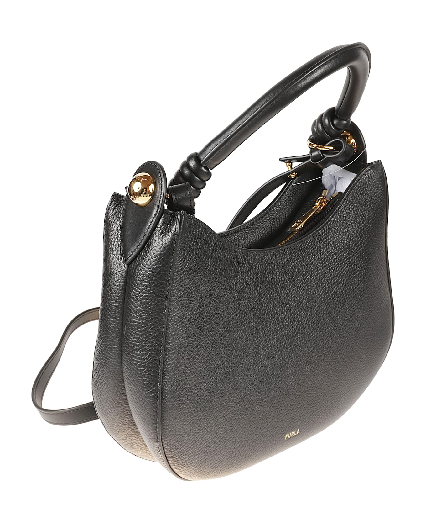 Furla Adjustable Strap Shoulder Bag - Black