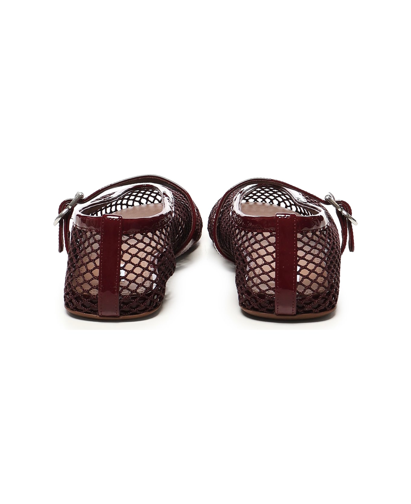 Alaia Flat Mesh Ballerinas - Purple