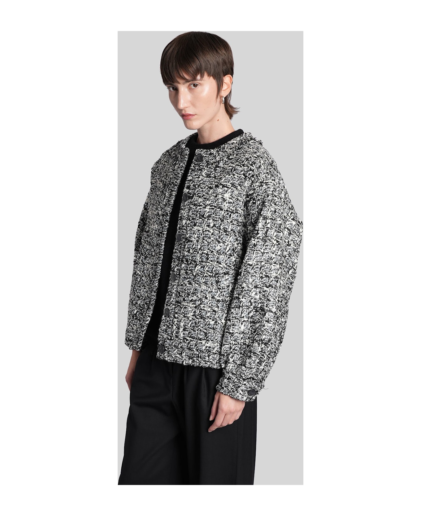 IRO Hassia Casual Jacket In White Polyamide - white