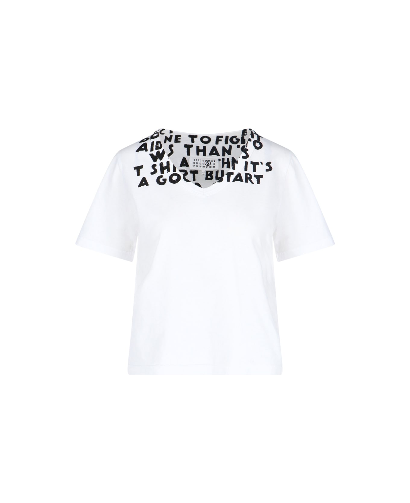 MM6 AIDS コットン Tシャツ Maison Margiela MM6 Anti-Aids Terry T-Shirt – Justin Reed