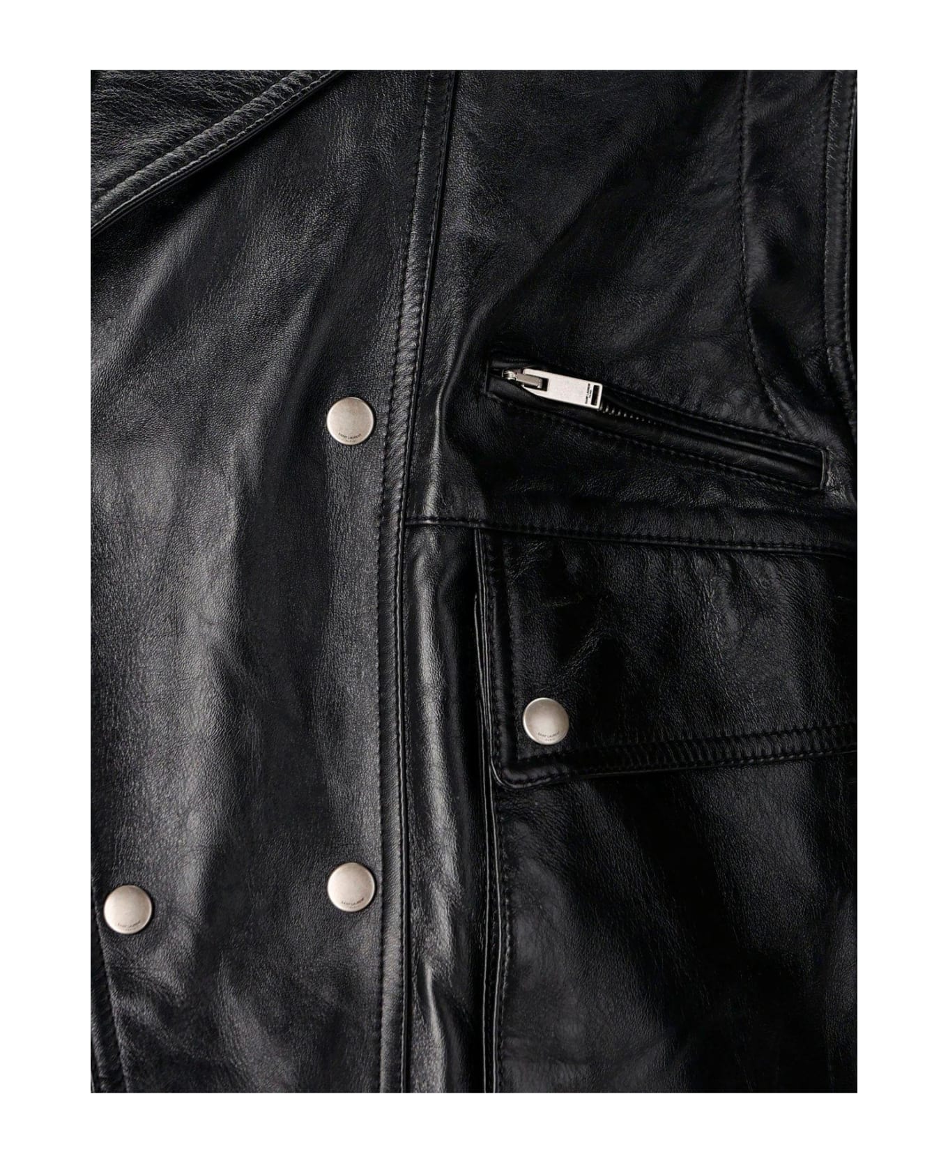 Saint Laurent Biker Leather Jacket