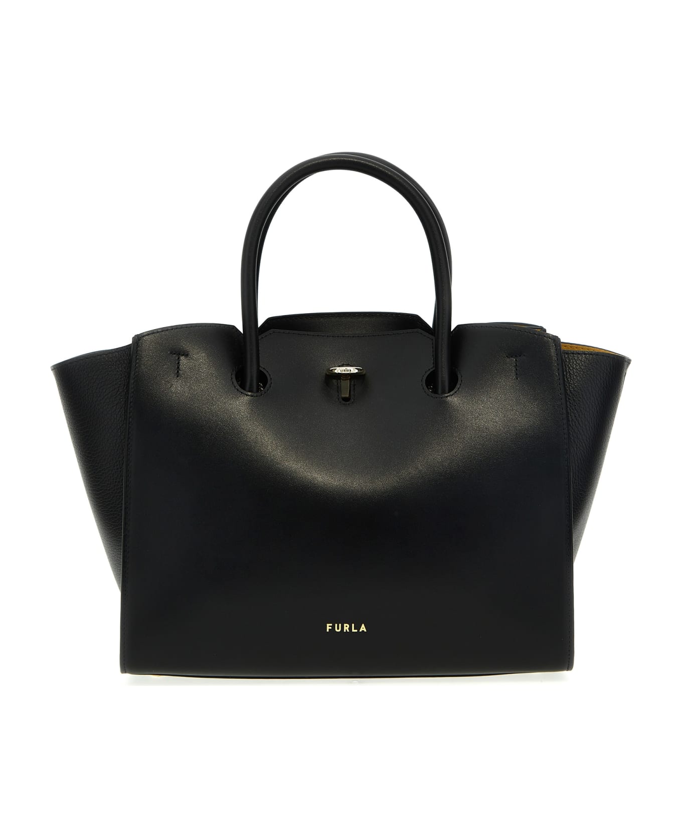 Furla 'genesi M' Handbag - Black トートバッグ