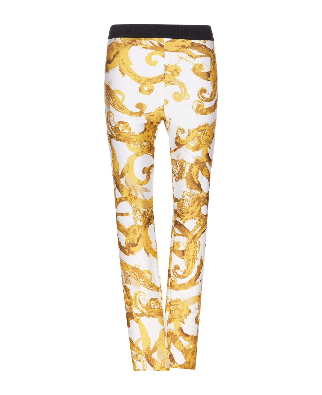 Versace Jeans Couture Watercolour Couture Leggings Versace Jeans Couture - White
