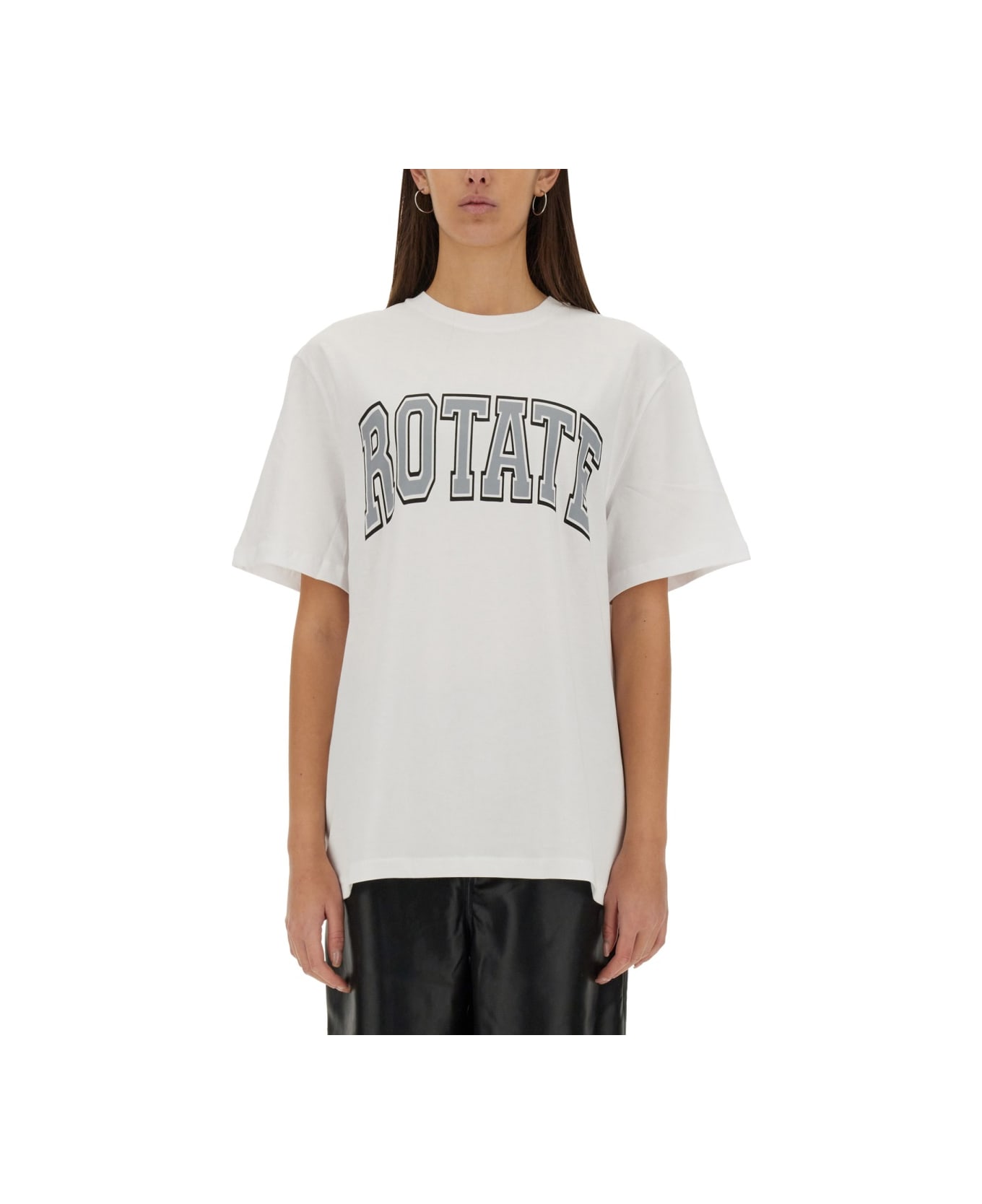 Rotate by Birger Christensen T-shirt With Logo - bianco