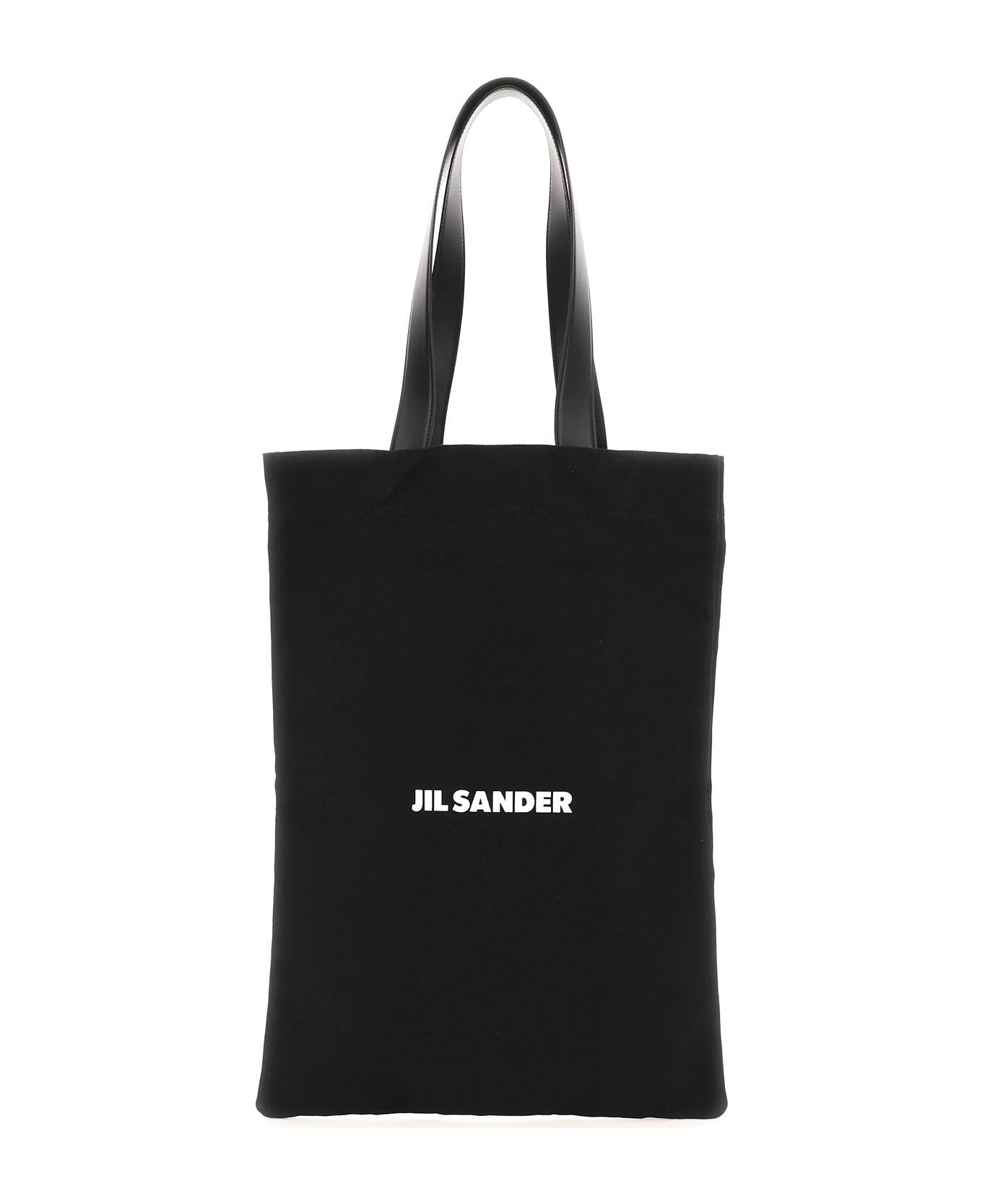 Jil Sander Extra Large Canvas Tote Bag - BLACK トートバッグ