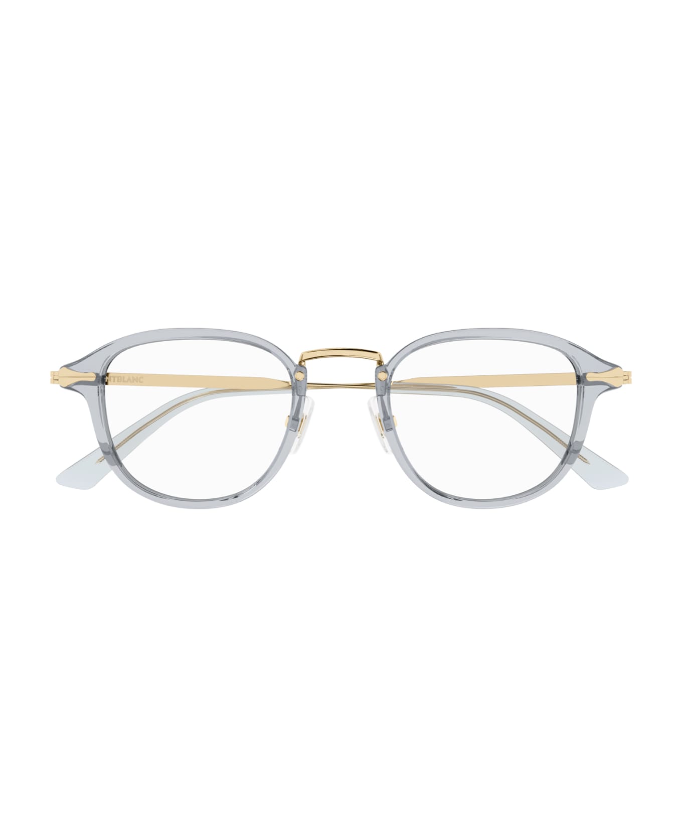 Montblanc MB0336O Eyewear - Grey Gold Transparent アイウェア