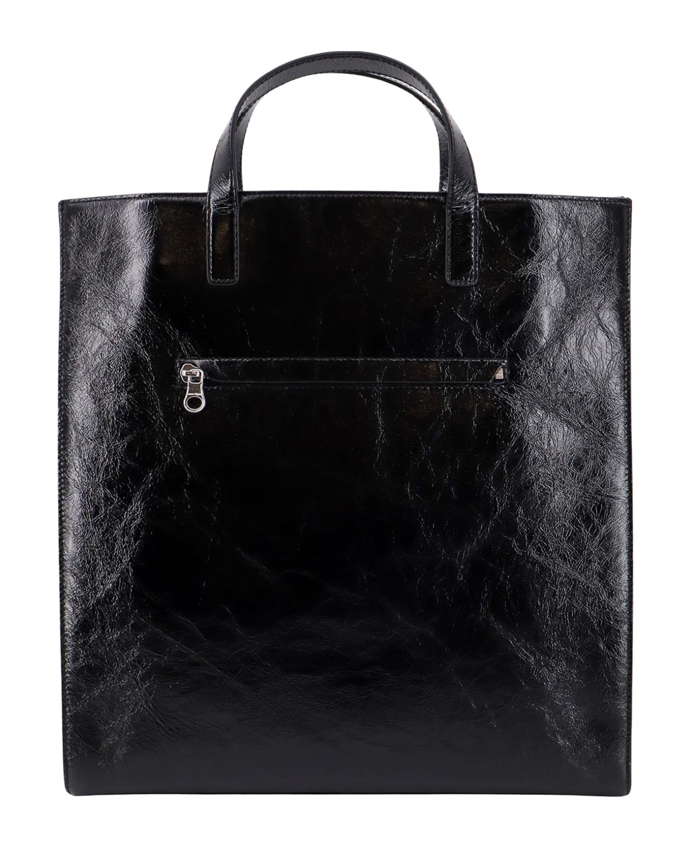 Courrèges Heritage Naplack Handbag - Black