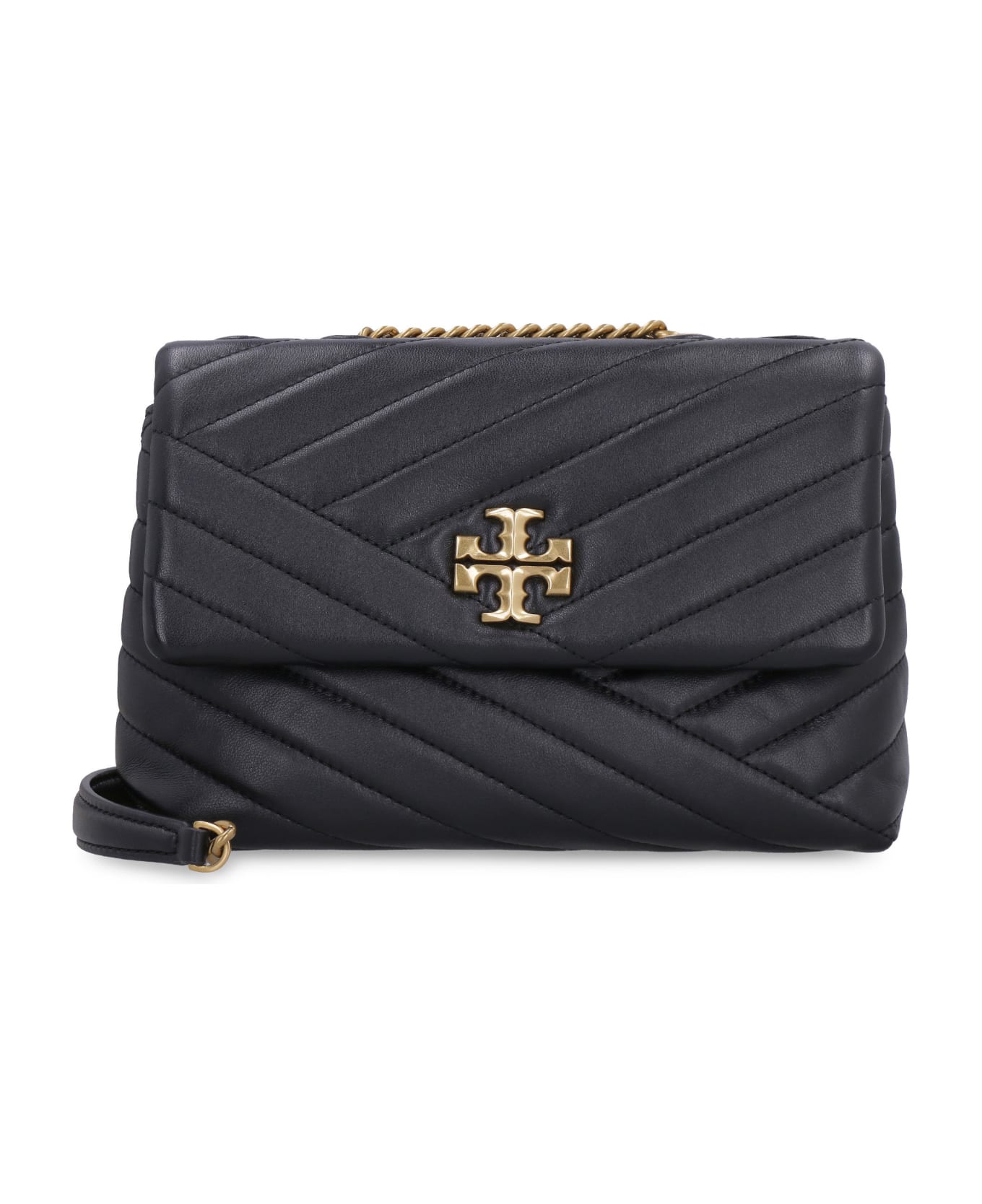 Tory Burch Kira Quilted Leather Bag - black
