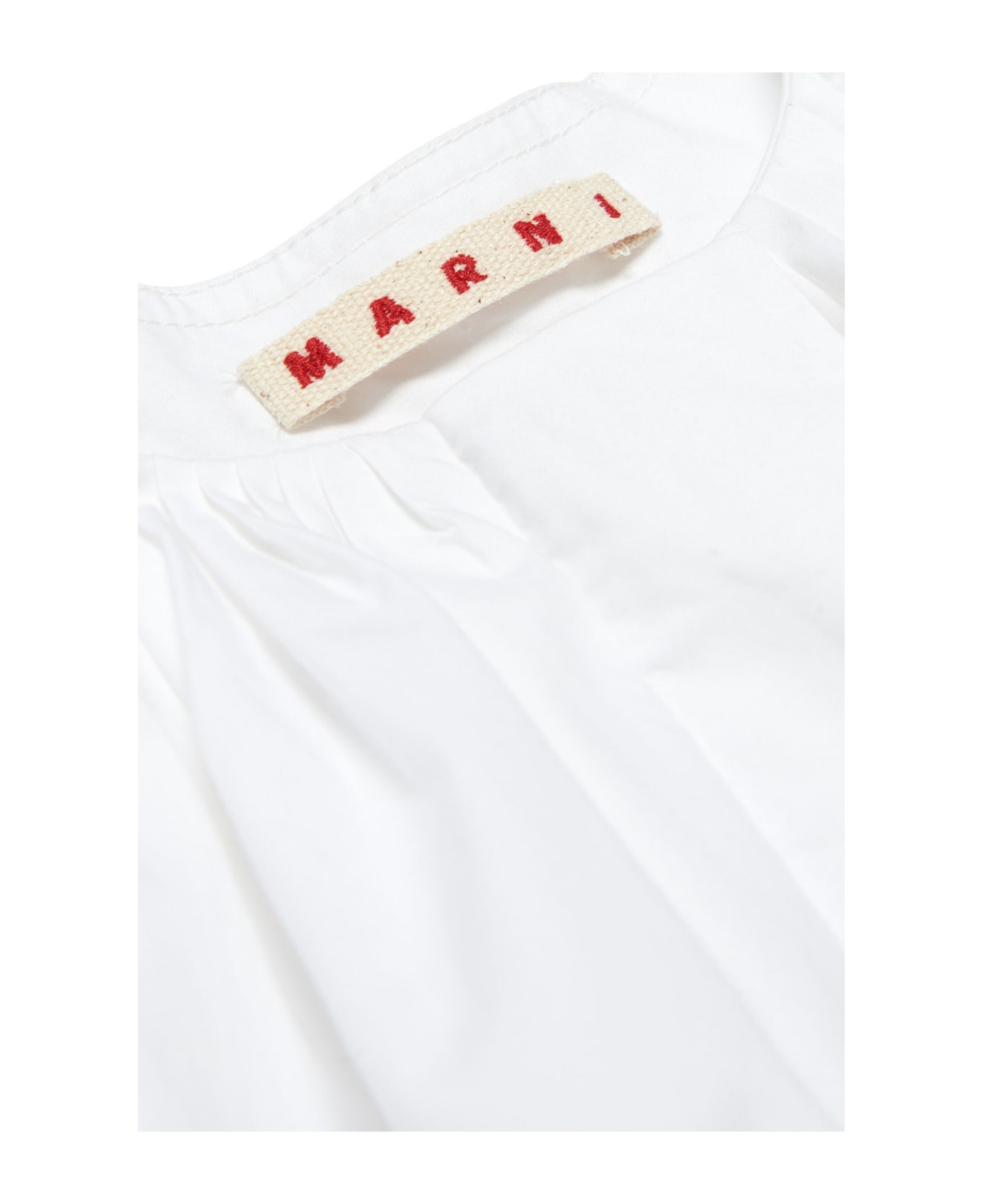 Marni Mc97f Shirt Marni White Plain Poplin Shirt - White
