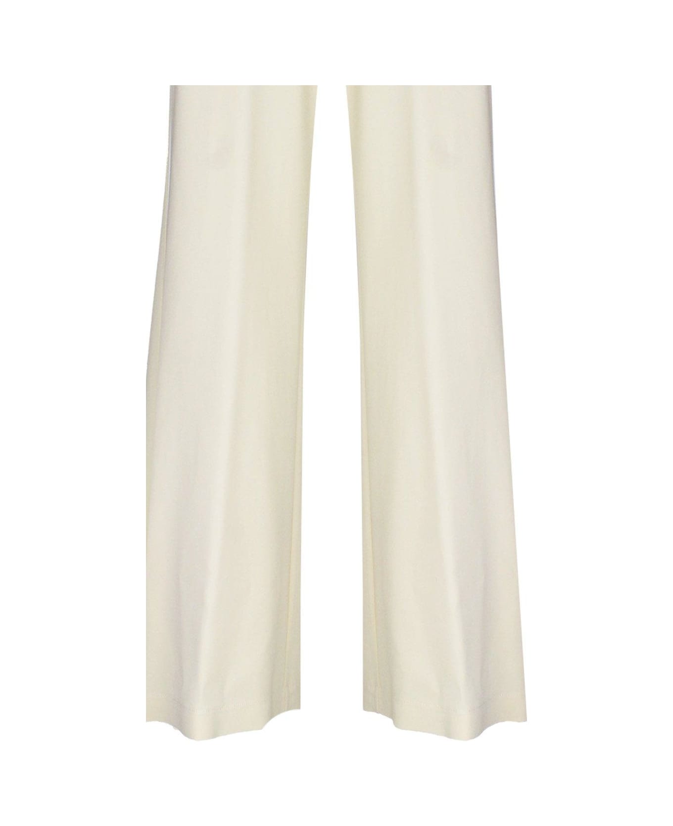 Forte_Forte Wide-leg Mid-rise Trousers - Beige ボトムス