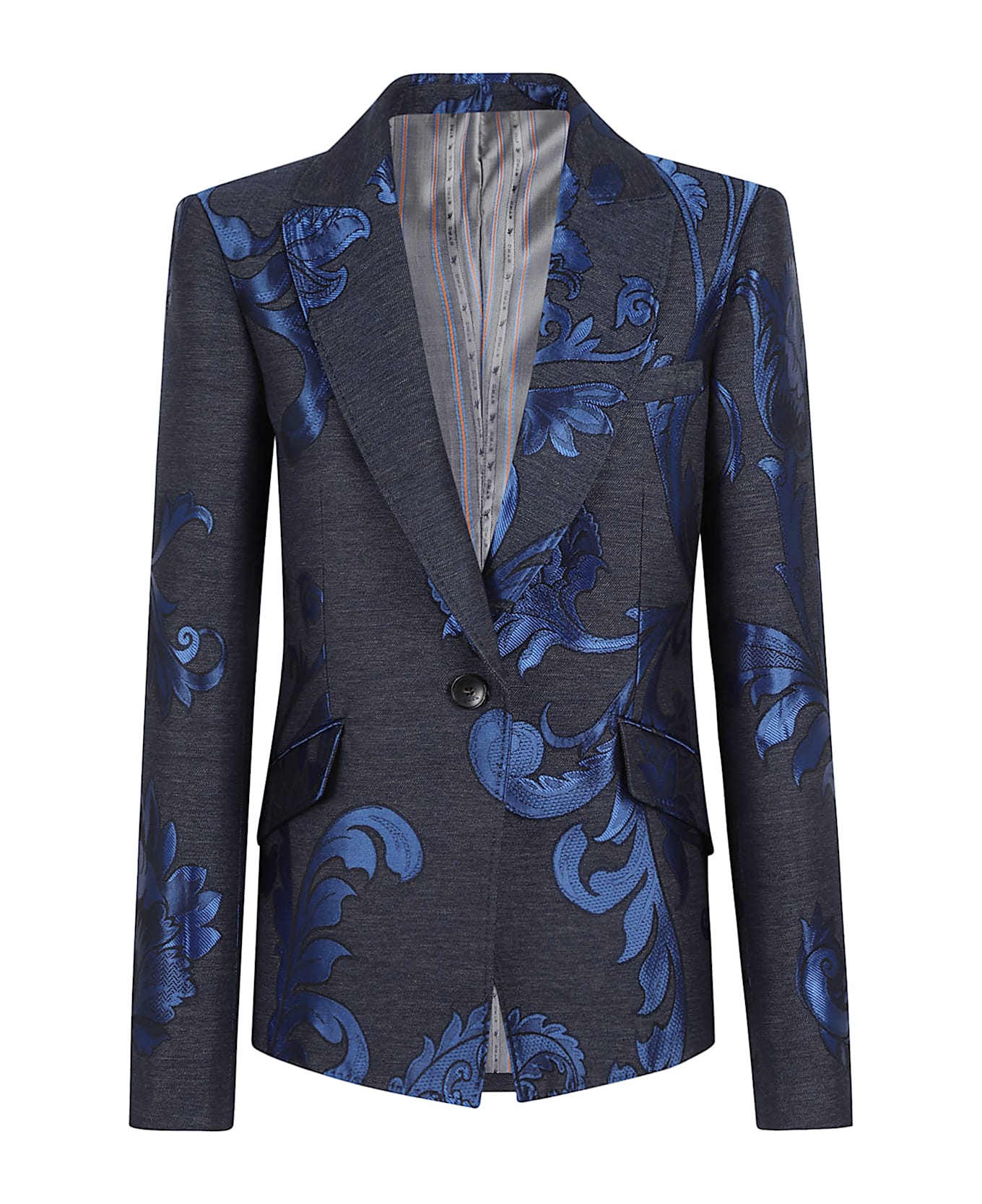 Etro Denim Jackets Woman - Var  Multicolor  F Do Blu