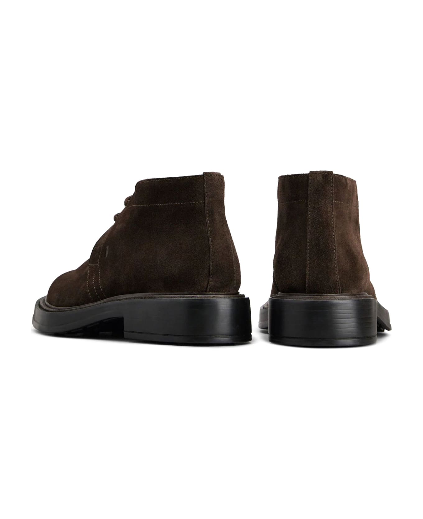 Tod's Desert Boots In Brown Suede - Brown