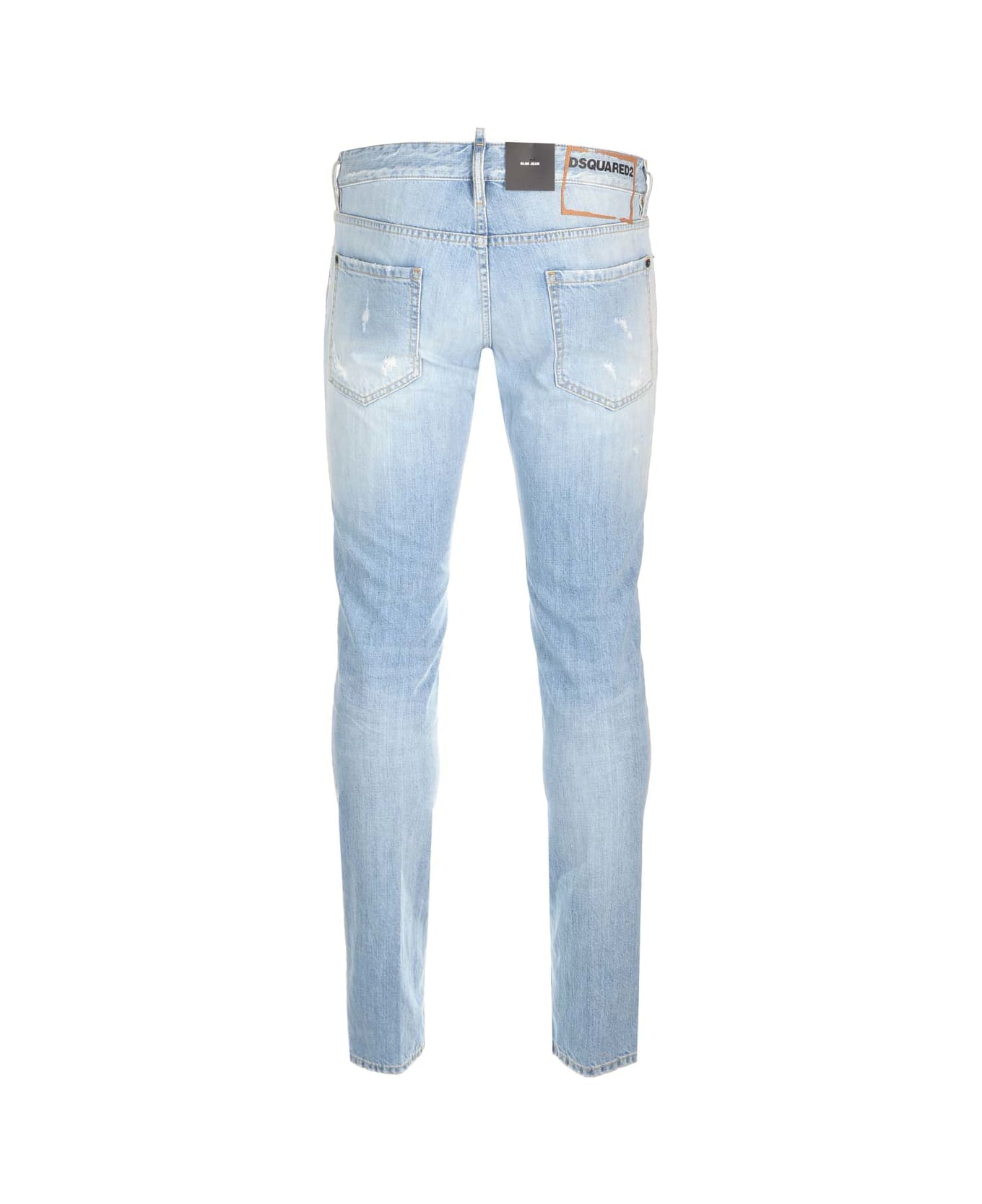 Dsquared2 Stretch Cotton Jeans - Denim